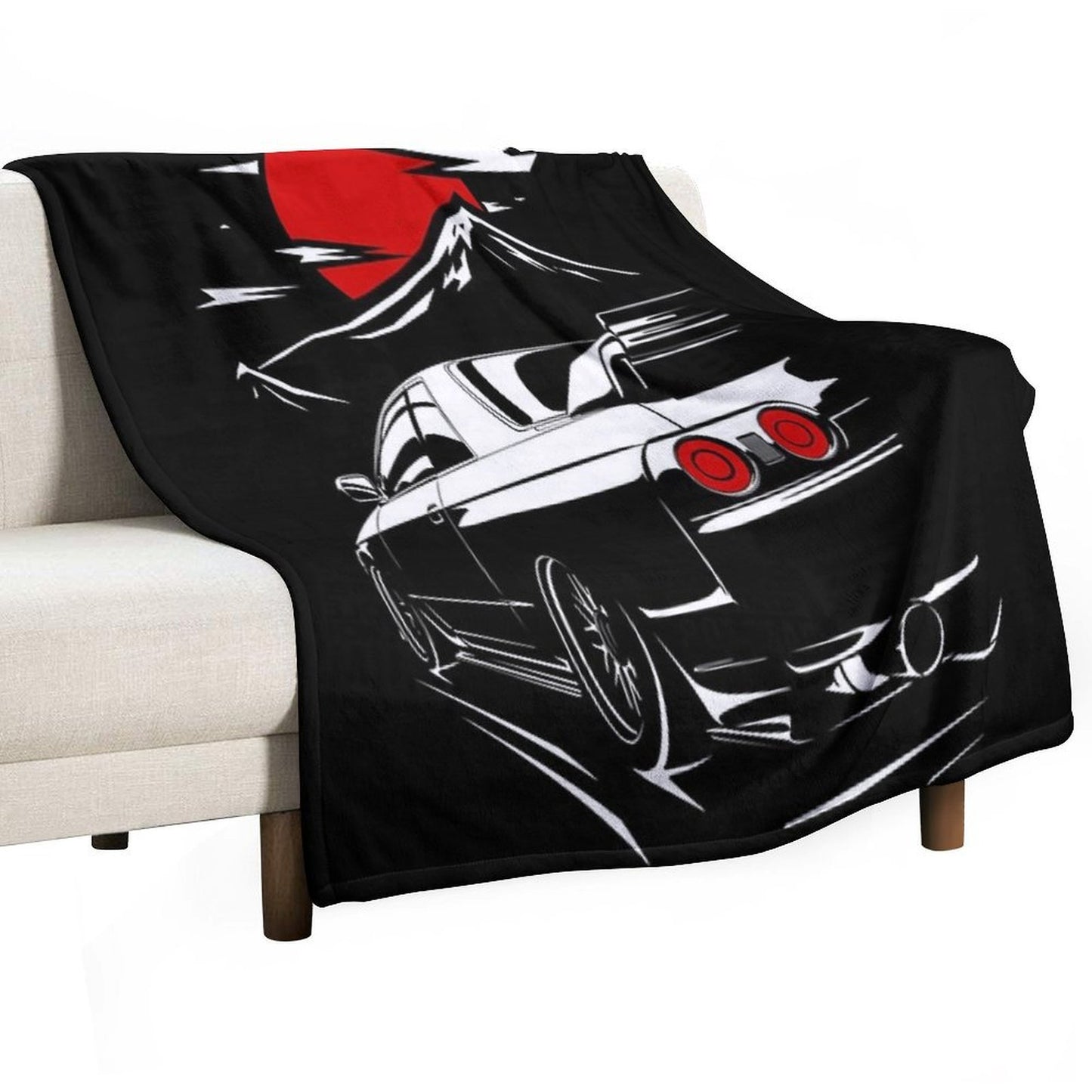 Nissan Skyline GTR 32 Haruna Shrink-resistant Throw Blanket