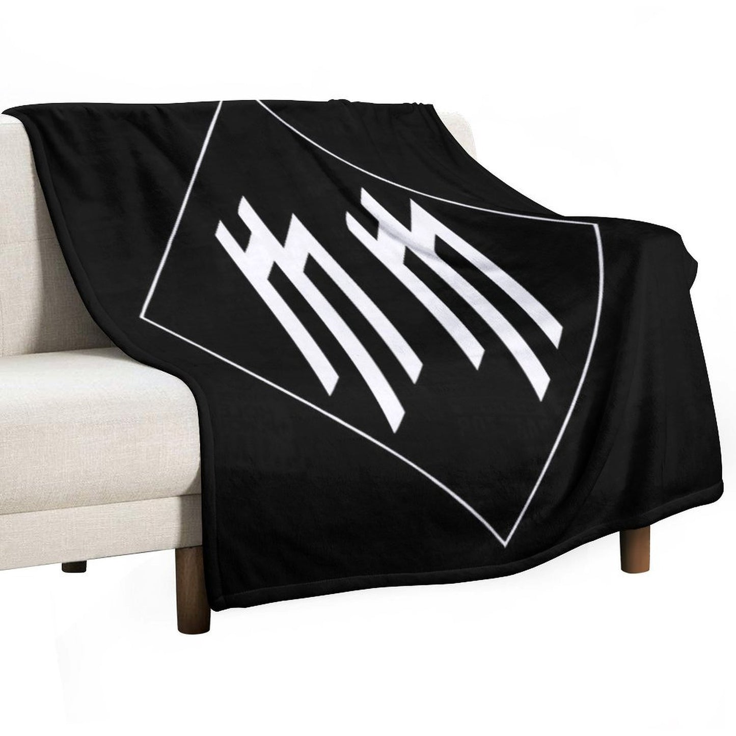 MM Logo Anti-pilling Throw Blanket