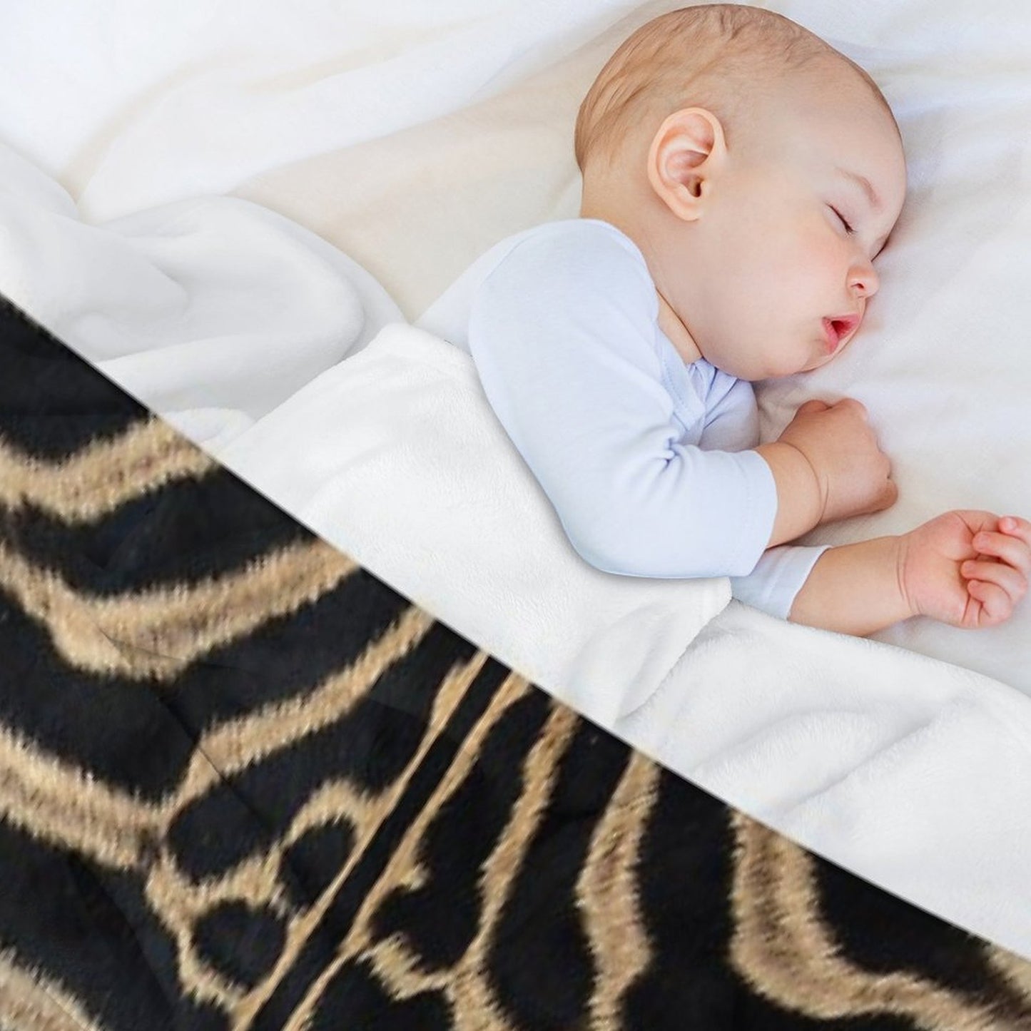 Zebra Pattern (highest Resolution & Quality) Machine-washable Throw Blanket
