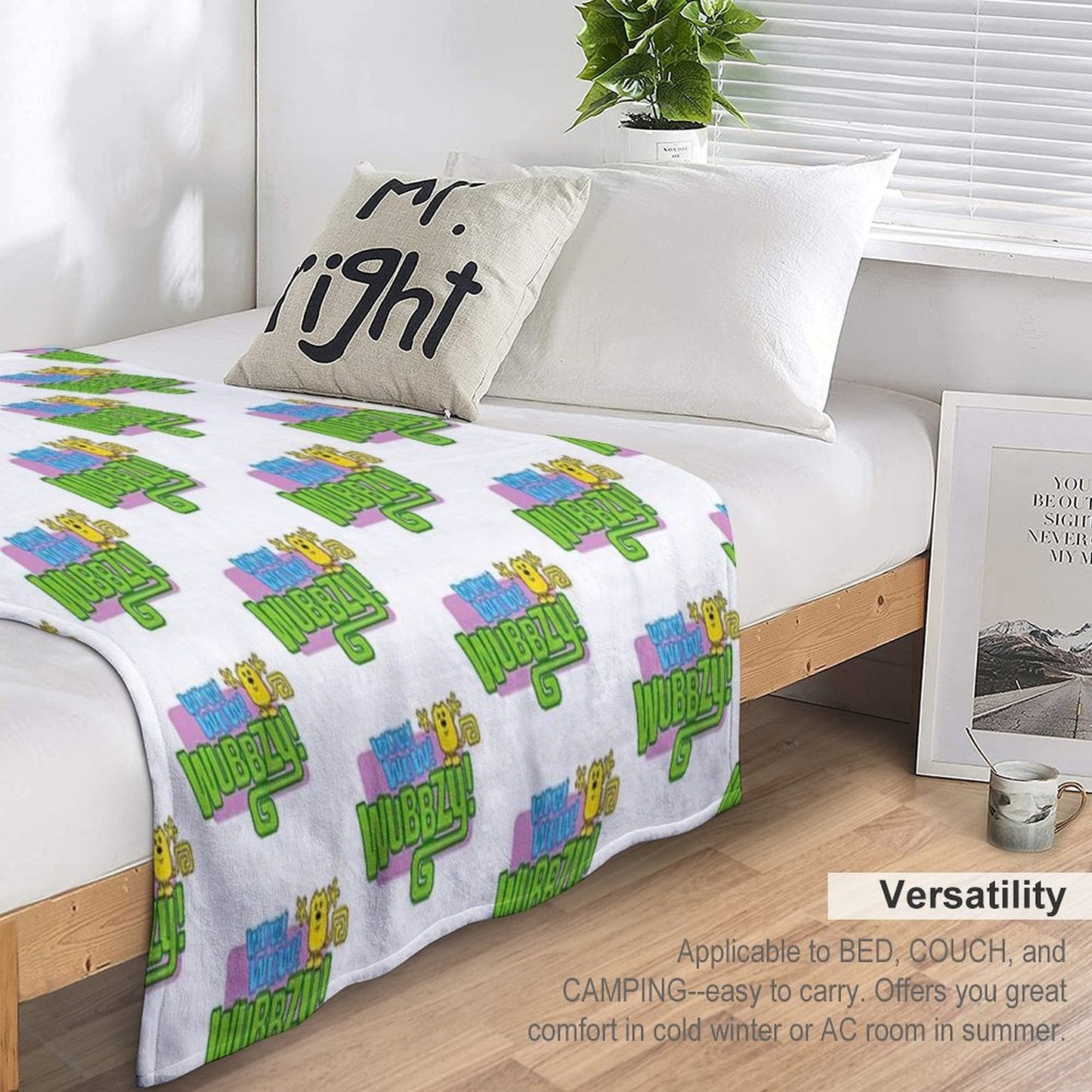 Wow Wow Wubbzy Anti-pilling Throw Blanket