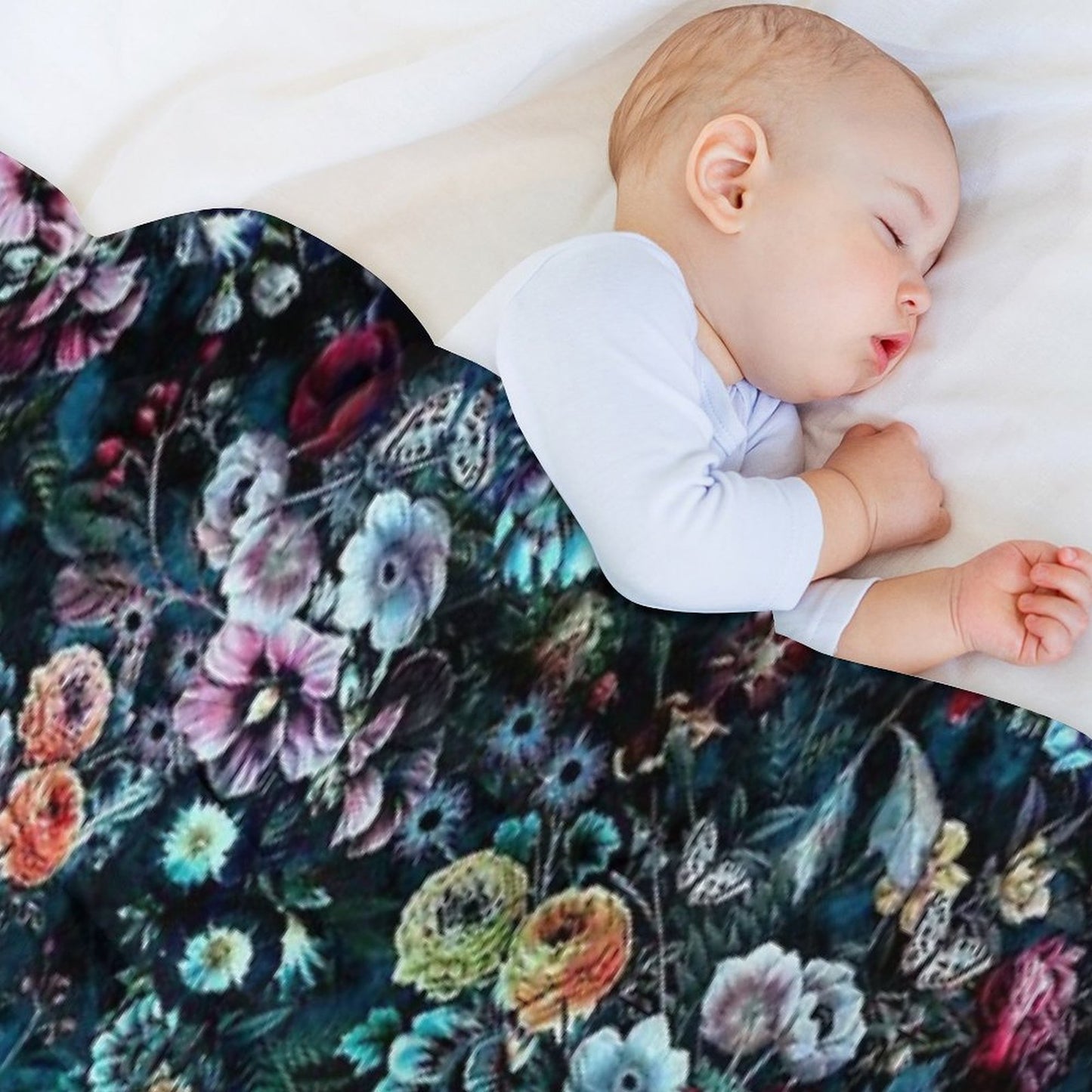 Night Garden Premium Throw Blanket