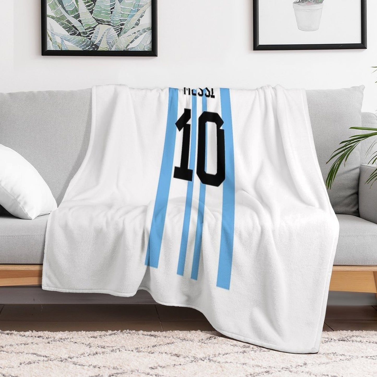 Messi 10 Multi-functional Throw Blanket