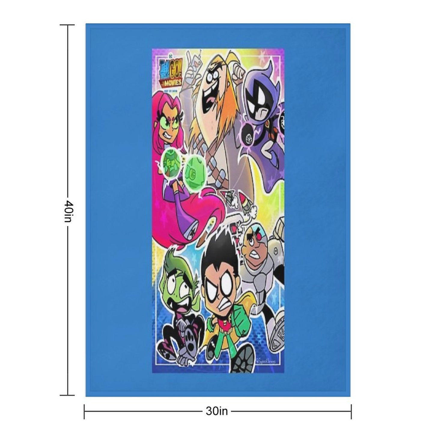 Teen Titans Go! Anti-pilling Throw Blanket