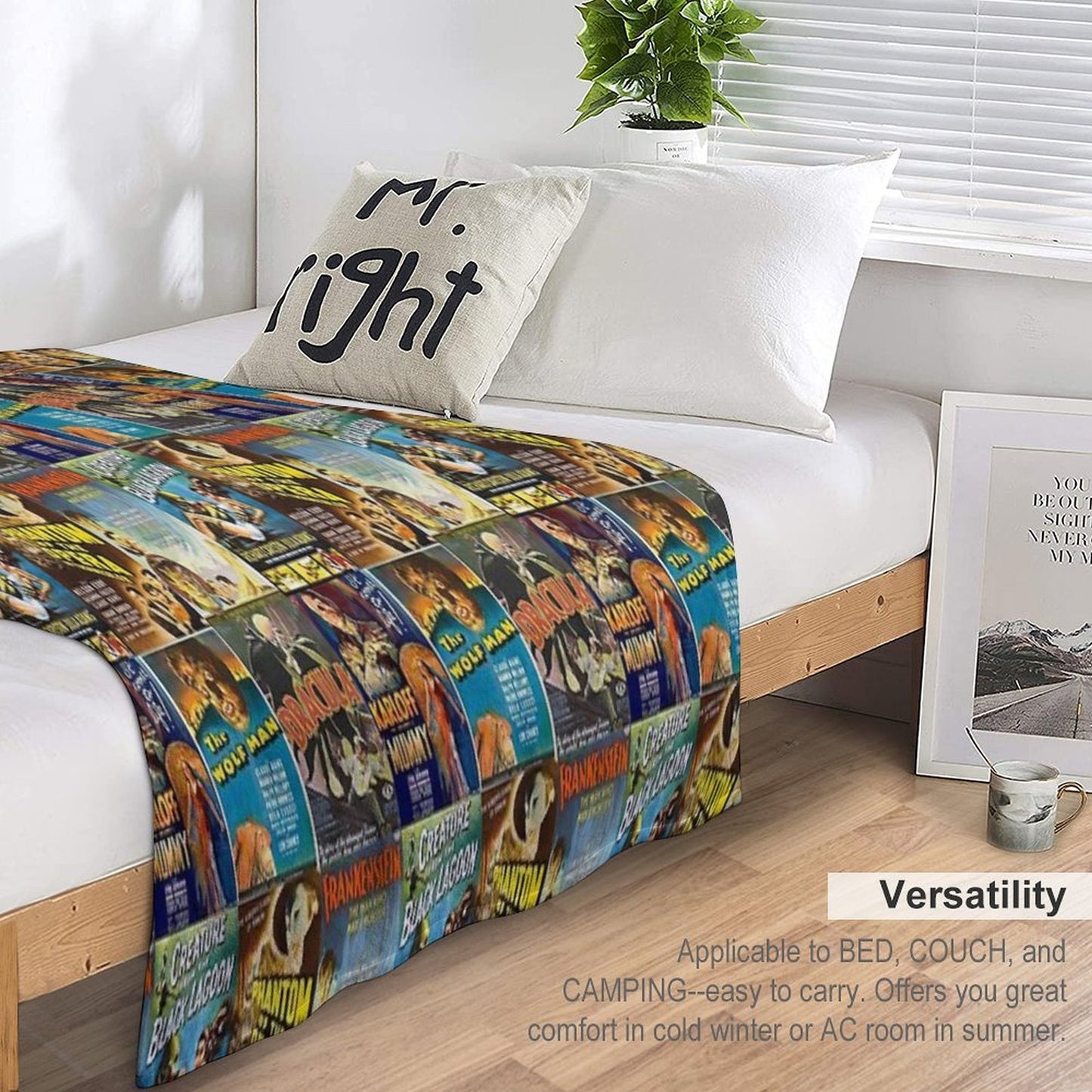 Universal Monsters Compact Throw Blanket