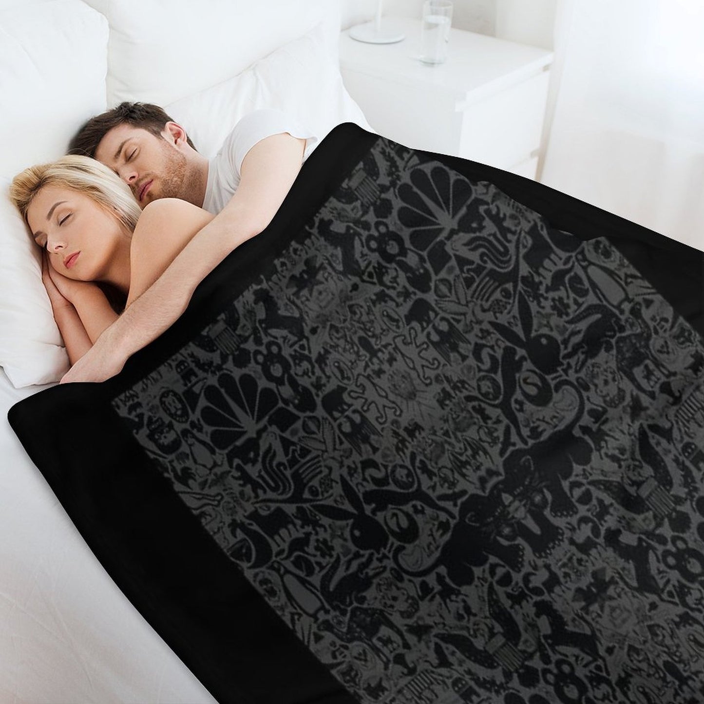 The Darkest Animal Wallpaper Easy Care Throw Blanket