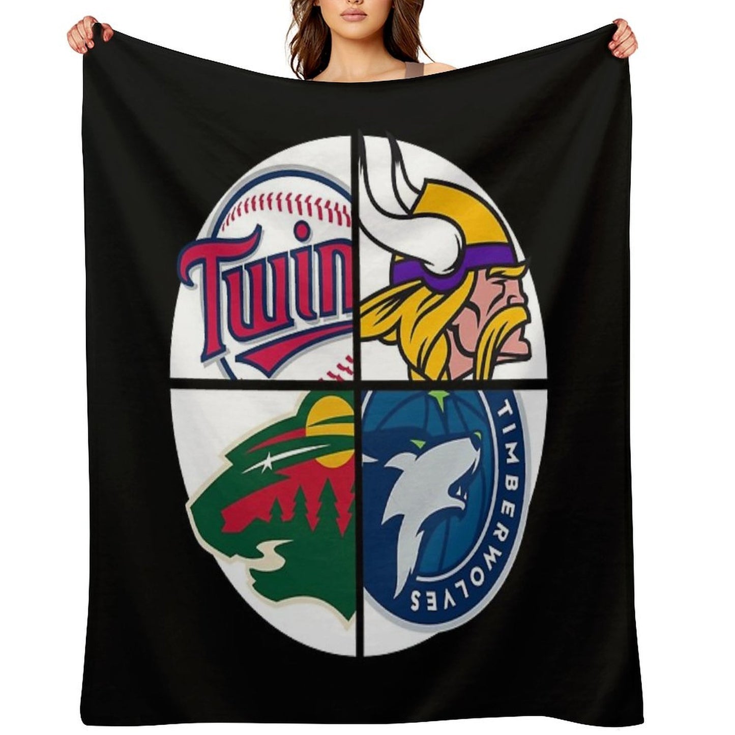 Minnesota Sports Shrink-resistant Throw Blanket