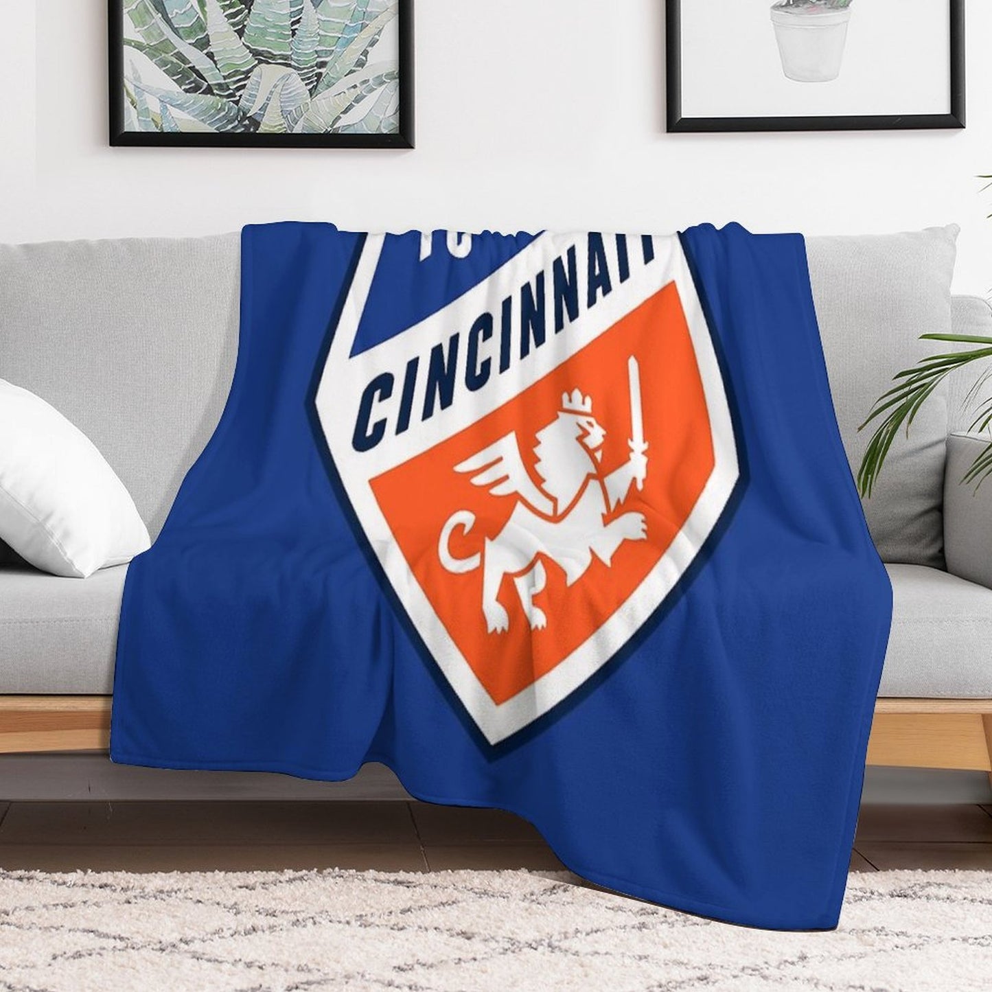 FC Cincinnati Durable Throw Blanket