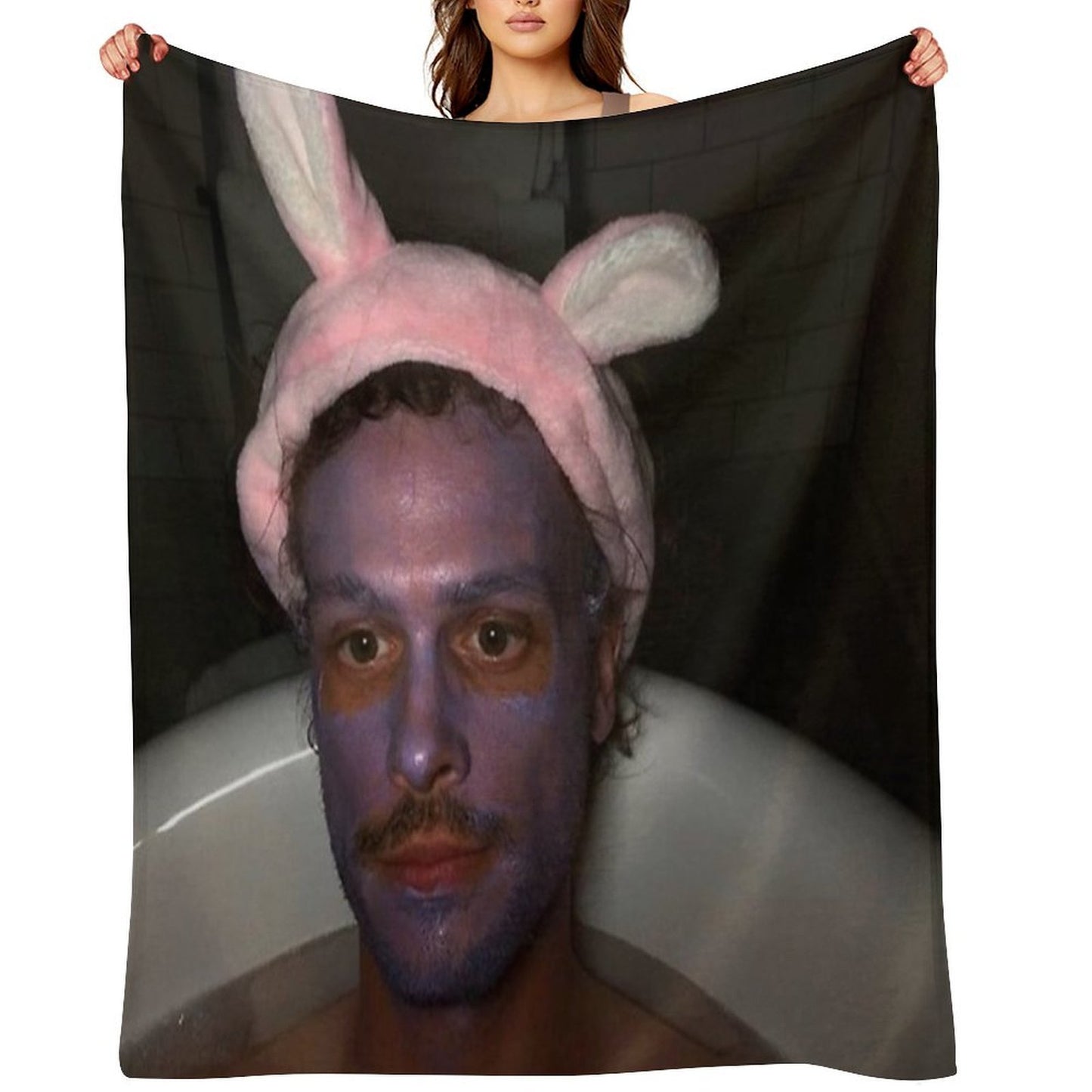Mgg Face Mask Quick-dry Throw Blanket