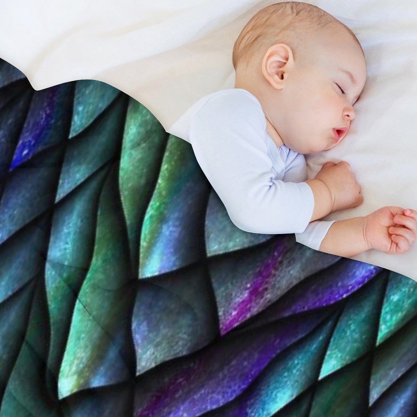 Dragon Scales Anti-pilling Throw Blanket