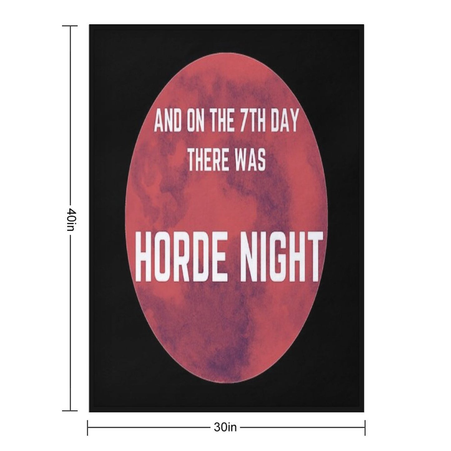 Zombie 7 Days to Die Funny Gamer Horde Night Travel-friendly Throw Blanket