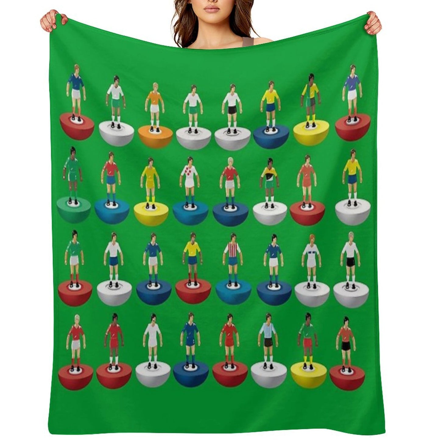 World Subbuteo Players Velvety-soft Throw Blanket