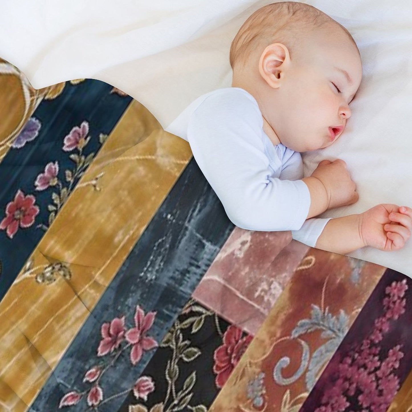 Gypsy Souk Patchwork Velvety-soft Throw Blanket