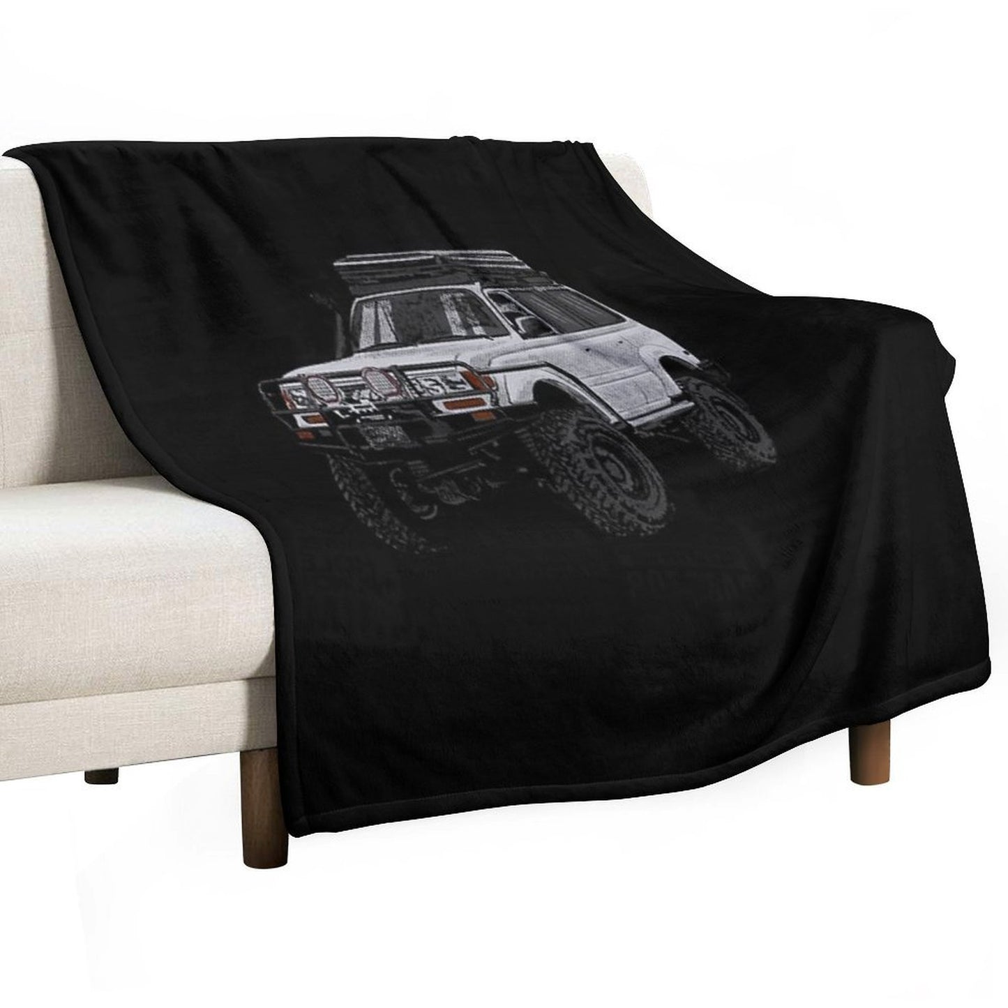 Landcruiser T-ShirtLc80 Yota Quick-dry Throw Blanket