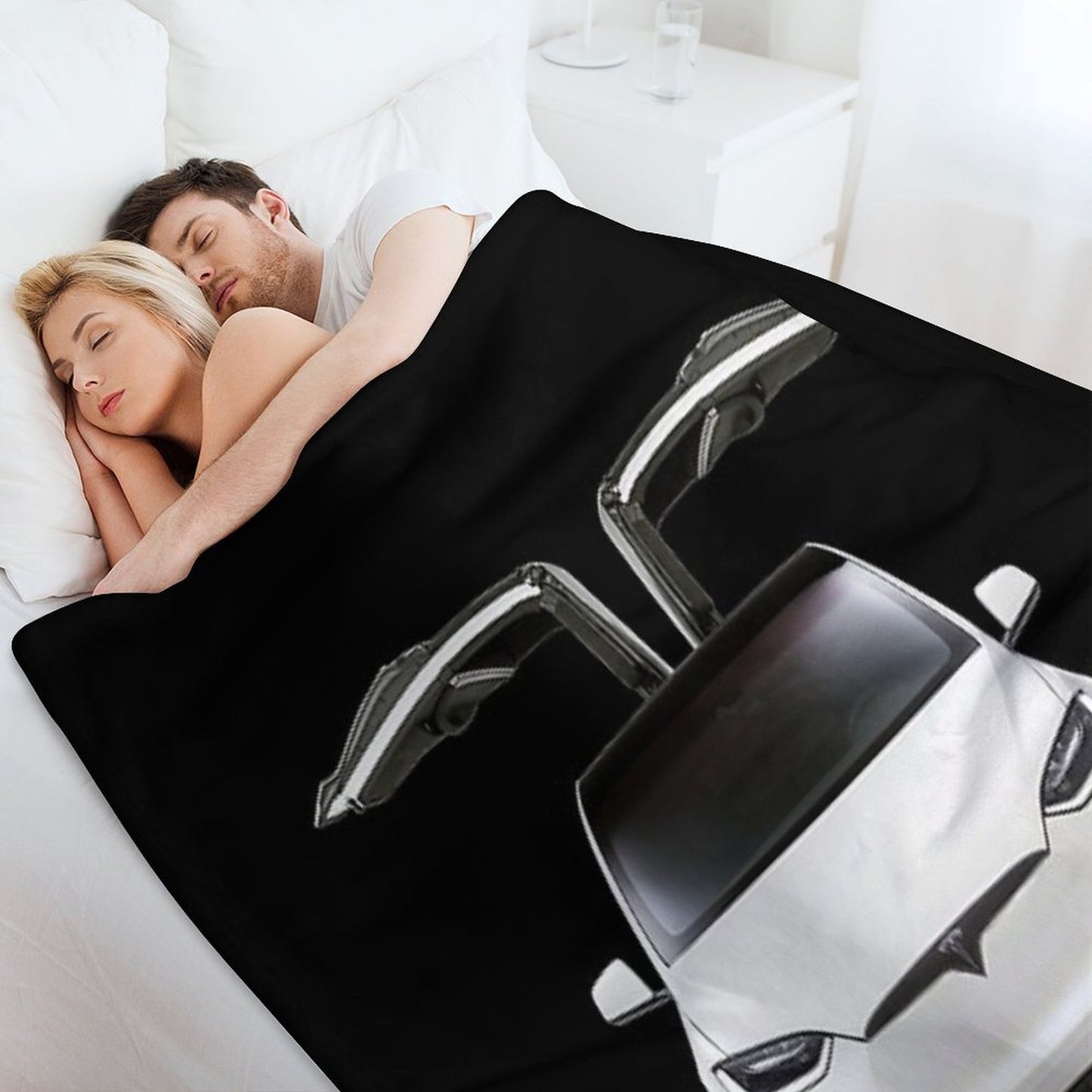 Model X, Tesla Model X Easy Care Throw Blanket