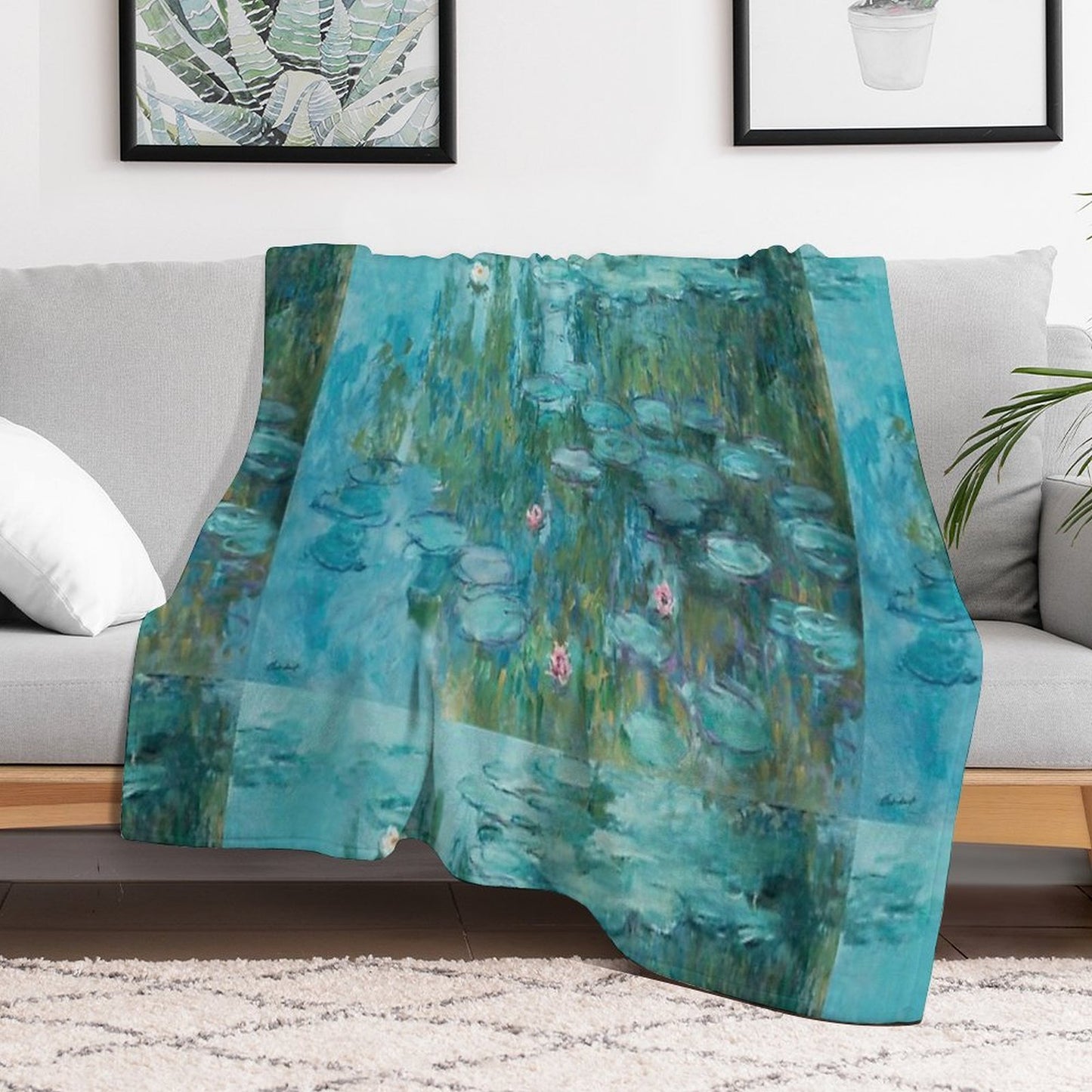 Claude Monet – Nymphéas – Water Lilies Gift-ready Throw Blanket
