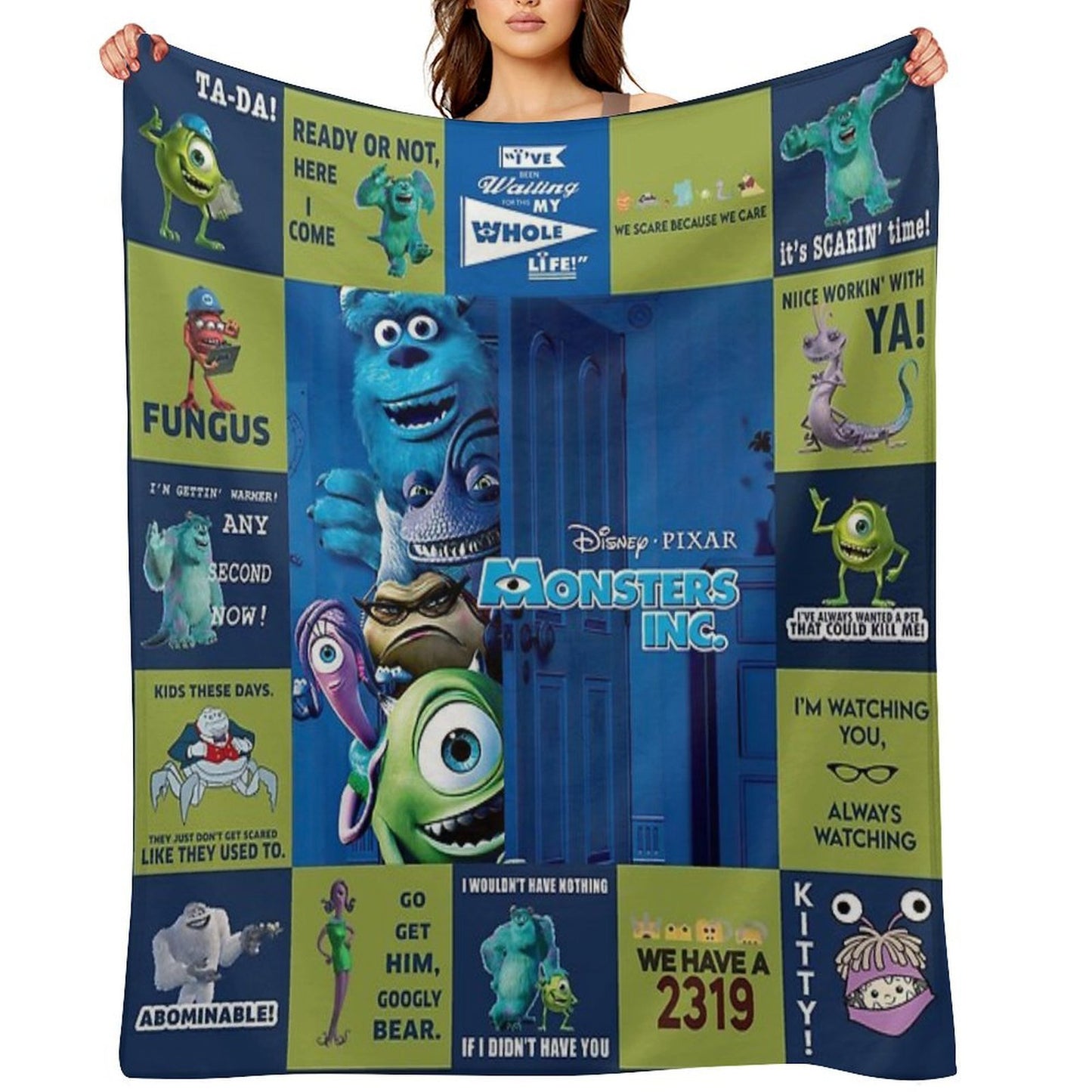 Vegetarian Compact Throw Blanket