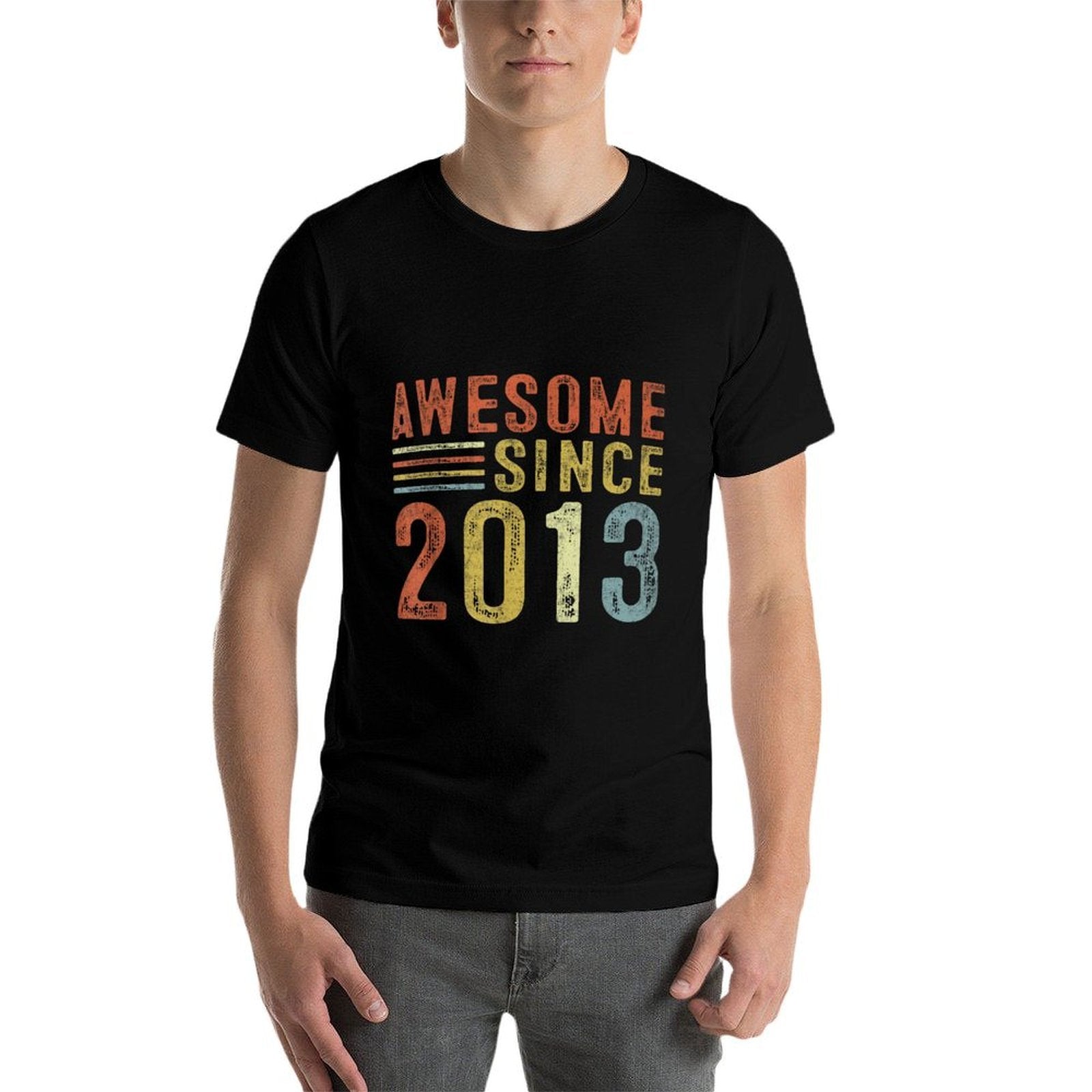 Awesome Since 2013 12th Birthday Retro Gifts Born In 2013  Soft T-Shirt