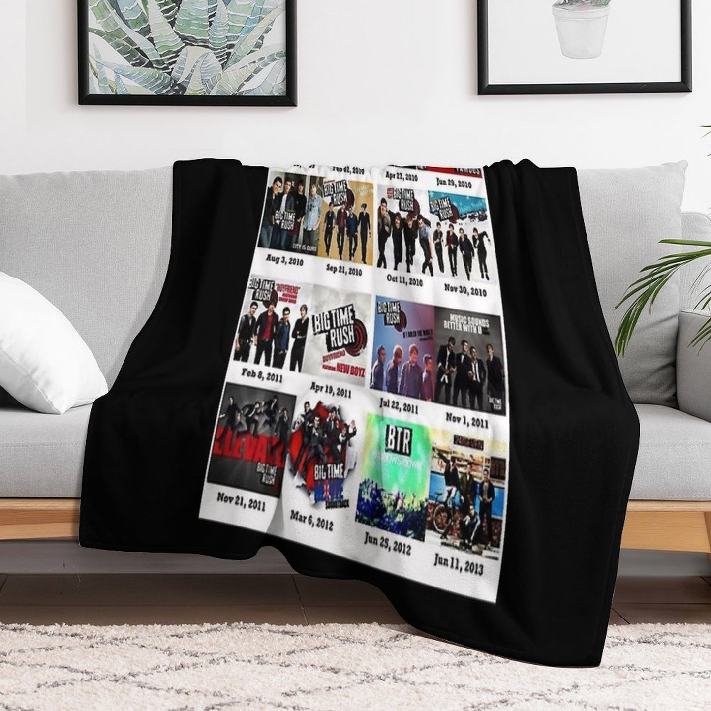 Band Famous Pictures Logo Poster Shrink-resistant Throw Blanket