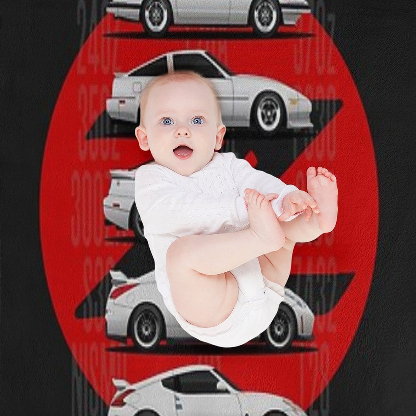 Z Generations (White) Plush Throw Blanket