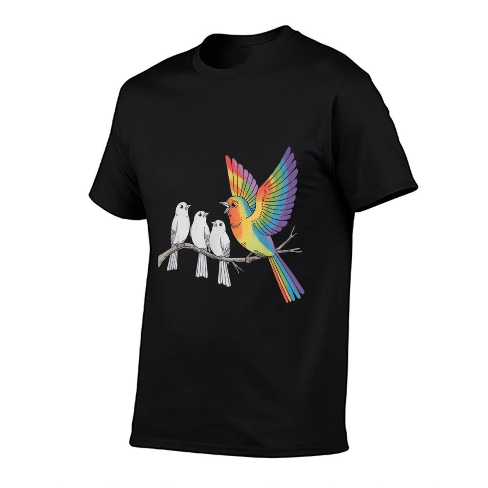 LGBT Pride Rainbow Ally Lesbian Bisexual Transgender  Summer-ready Fabric T-Shirt