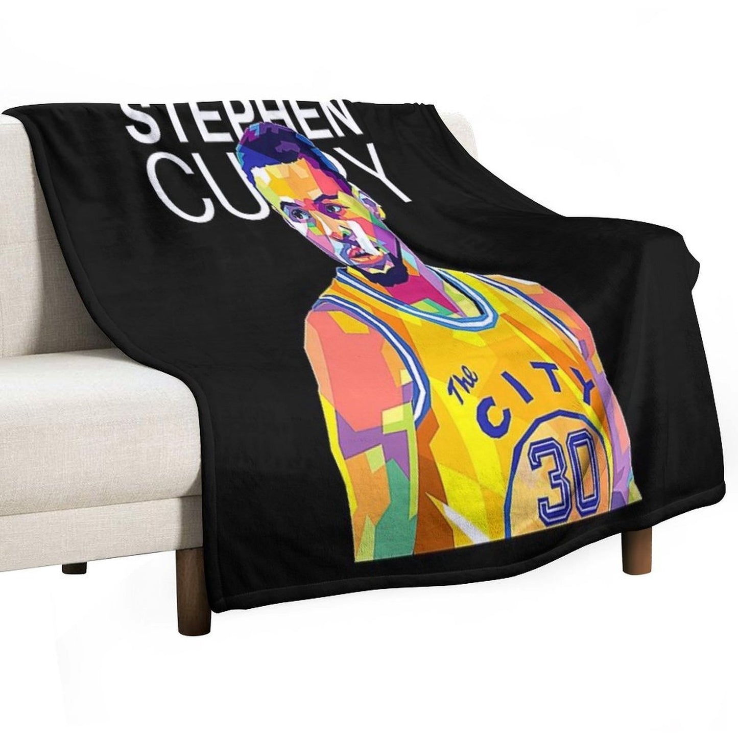 Stephen Curry Velvety-soft Throw Blanket