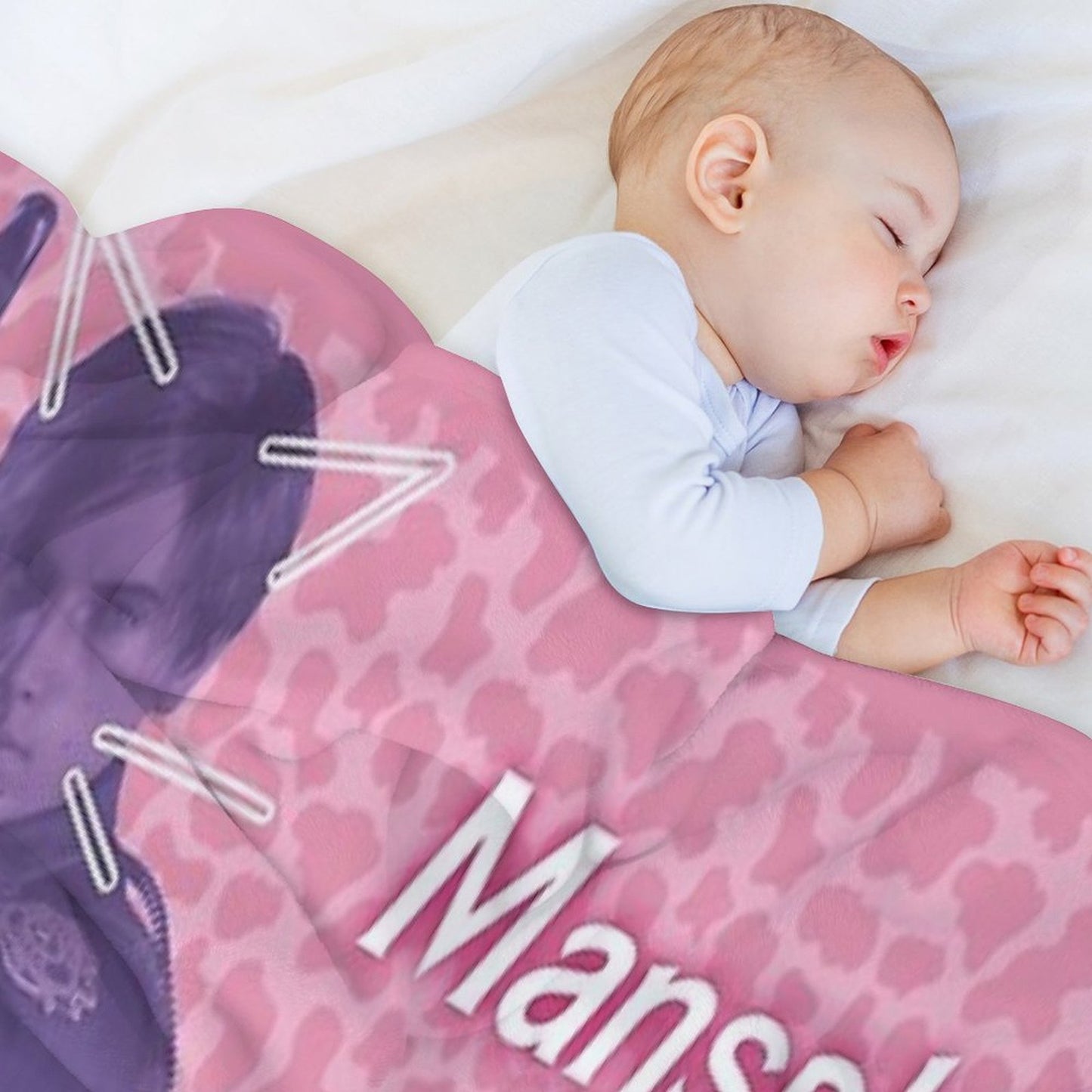 Mansplain, Manipulate, Malewife Leon (Cow) PINK VERSION Wrinkle-free Throw Blanket