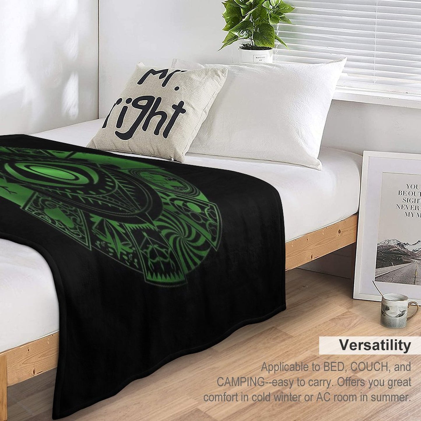 15 Fears Wheel Compact Throw Blanket