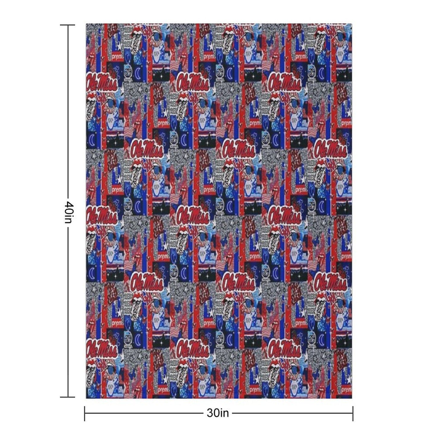 Wallaper Anti-pilling Throw Blanket