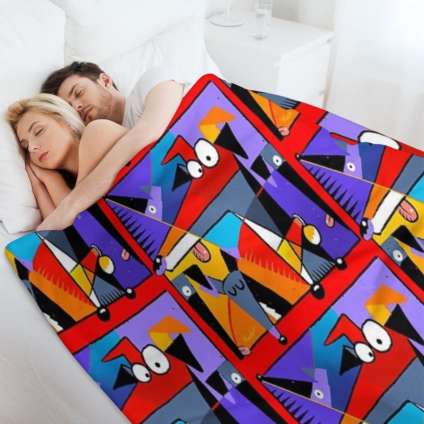 Derpism Travel-friendly Throw Blanket