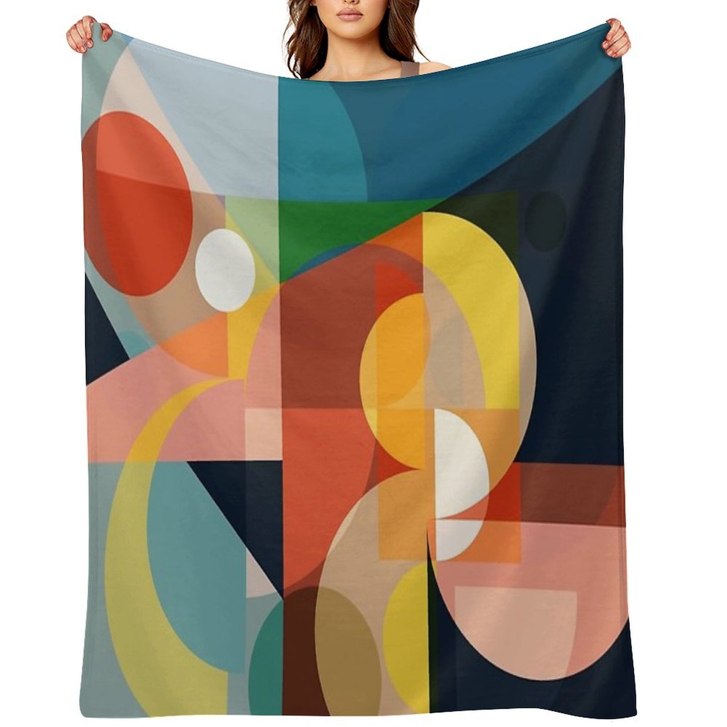 Mid Century Design 4 Compact Throw Blanket