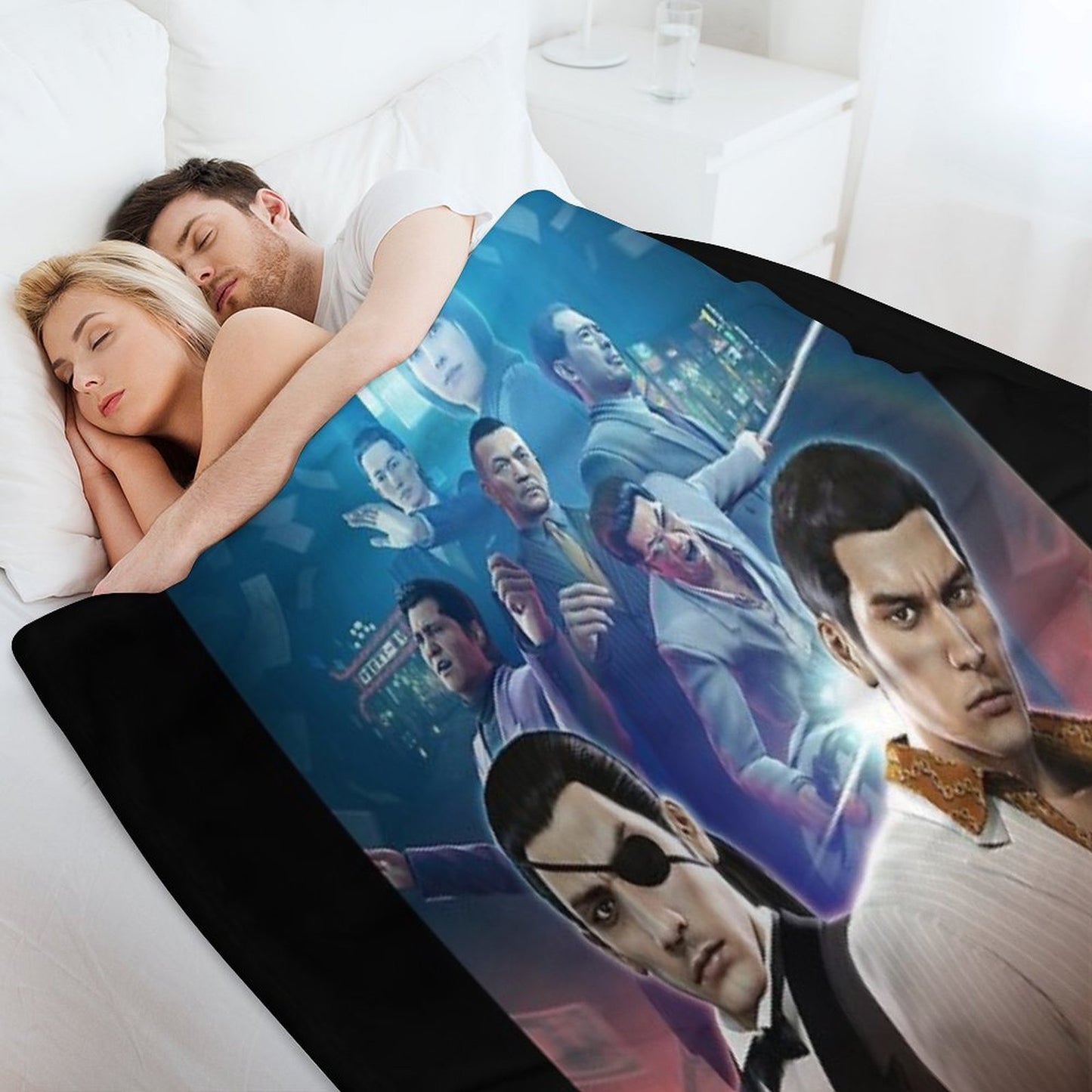 Yakuza 0 Poster Eco-conscious Throw Blanket