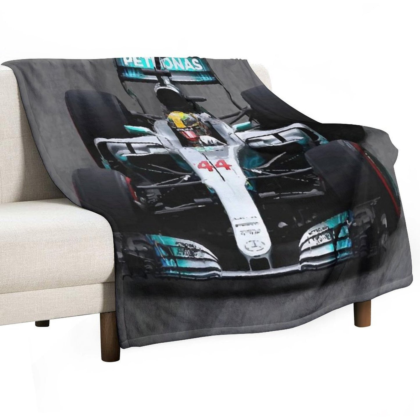 Lewis Hamilton 44 - F1 2024 Quick-dry Throw Blanket