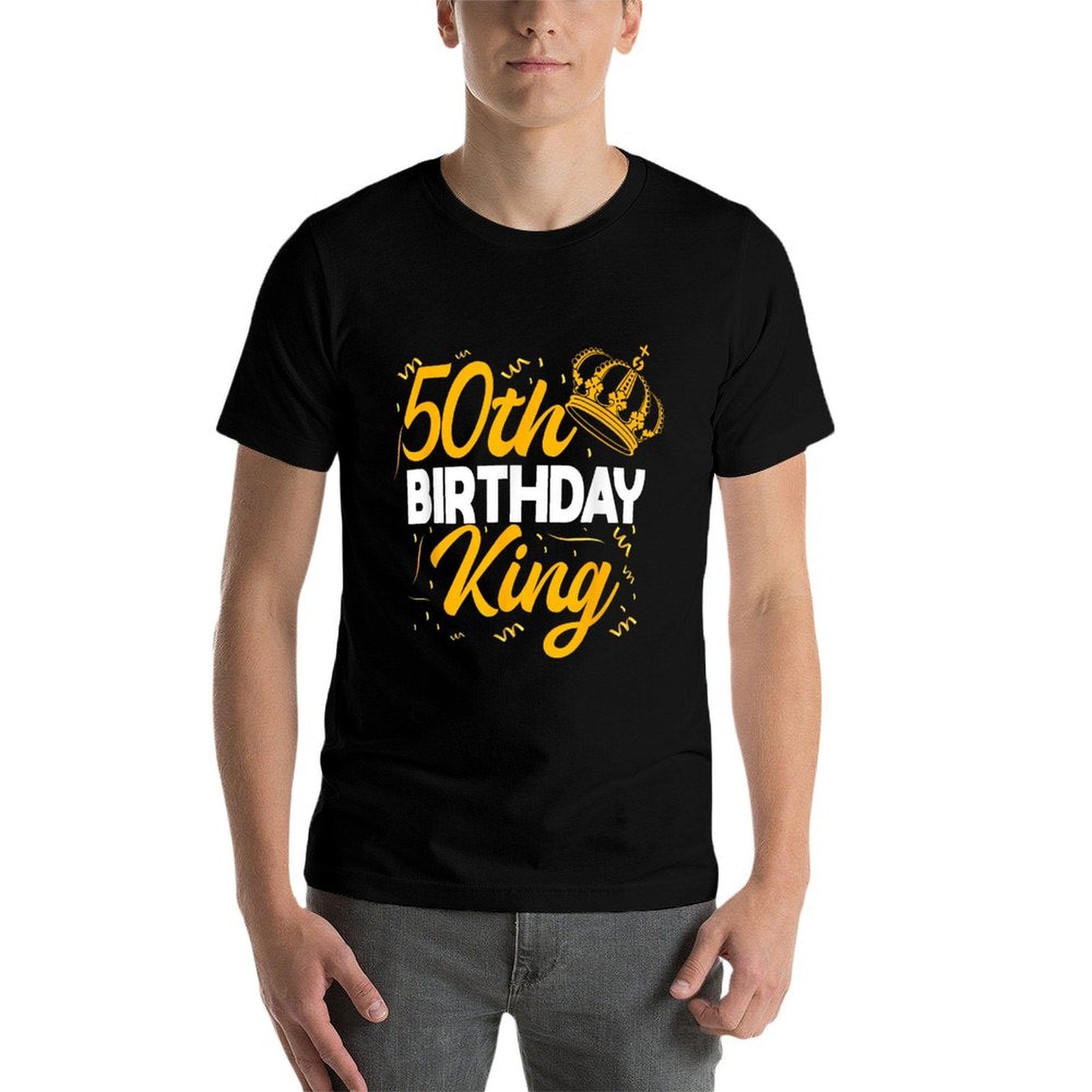 50th Birthday King Party Crown Bday Celebration  Classic T-Shirt