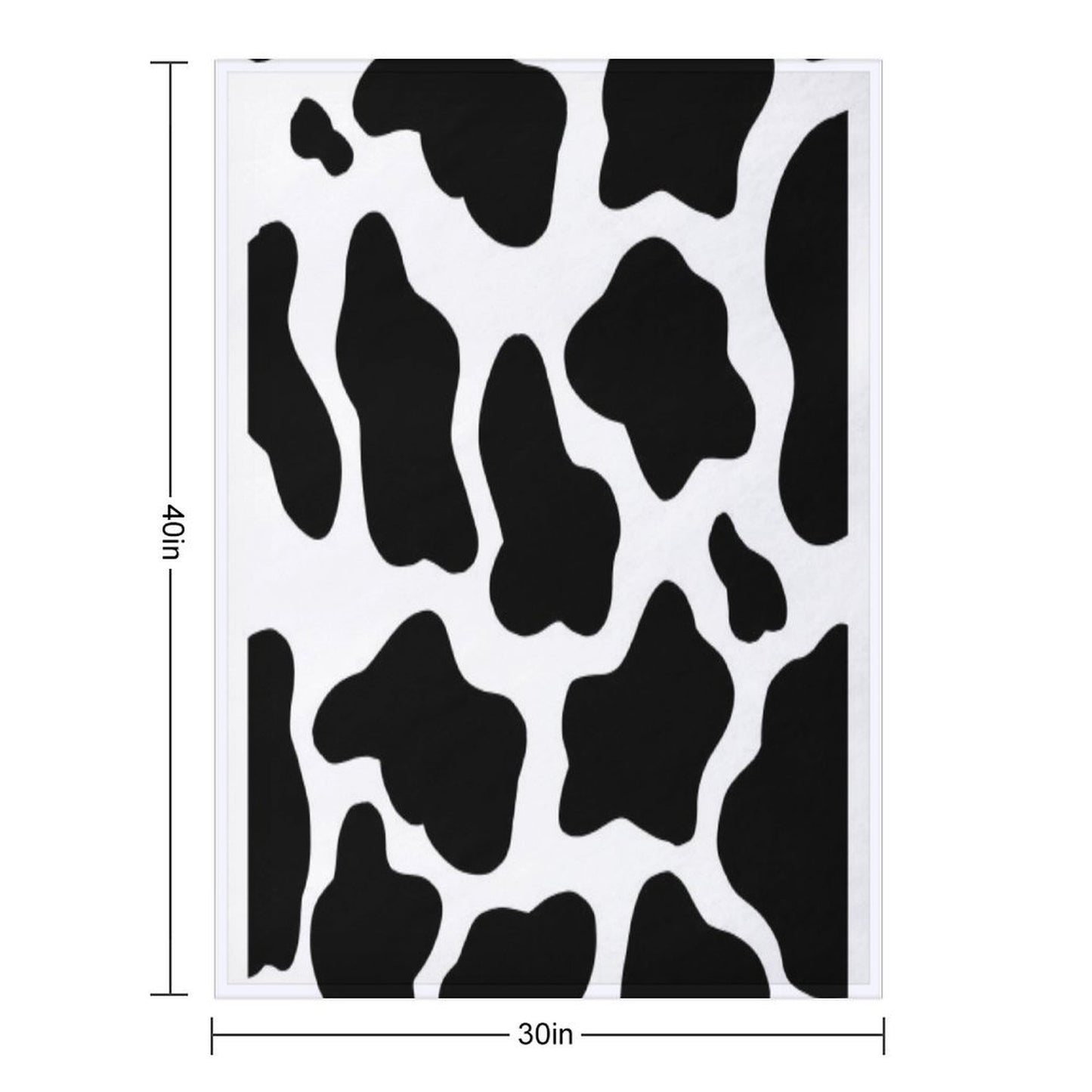 Cow Patterned Pillow , Duvet Cover And Throw Blanket Cute And Aesthetic Quick-dry Throw Blanket