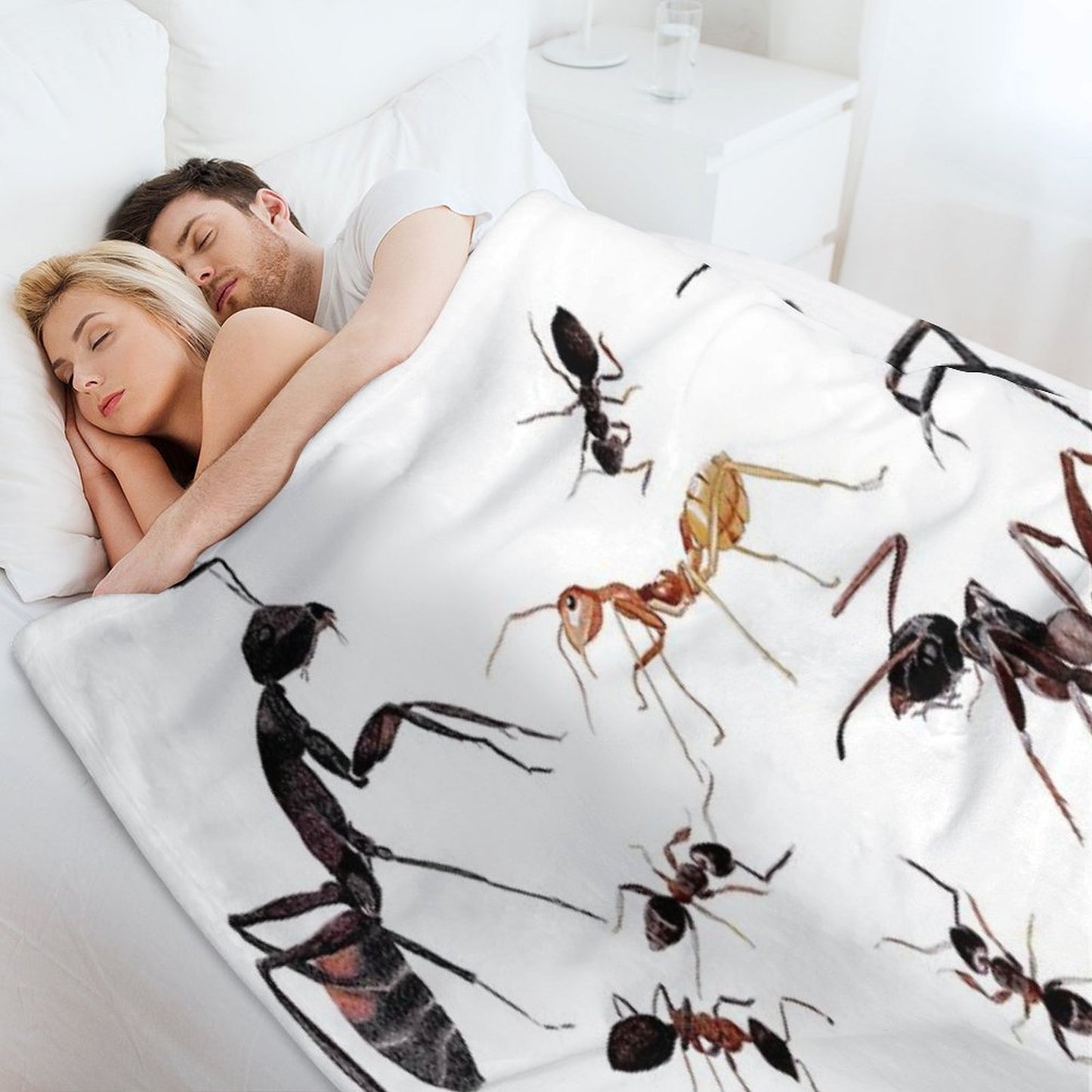 A Medley of Ants Anti-pilling Throw Blanket