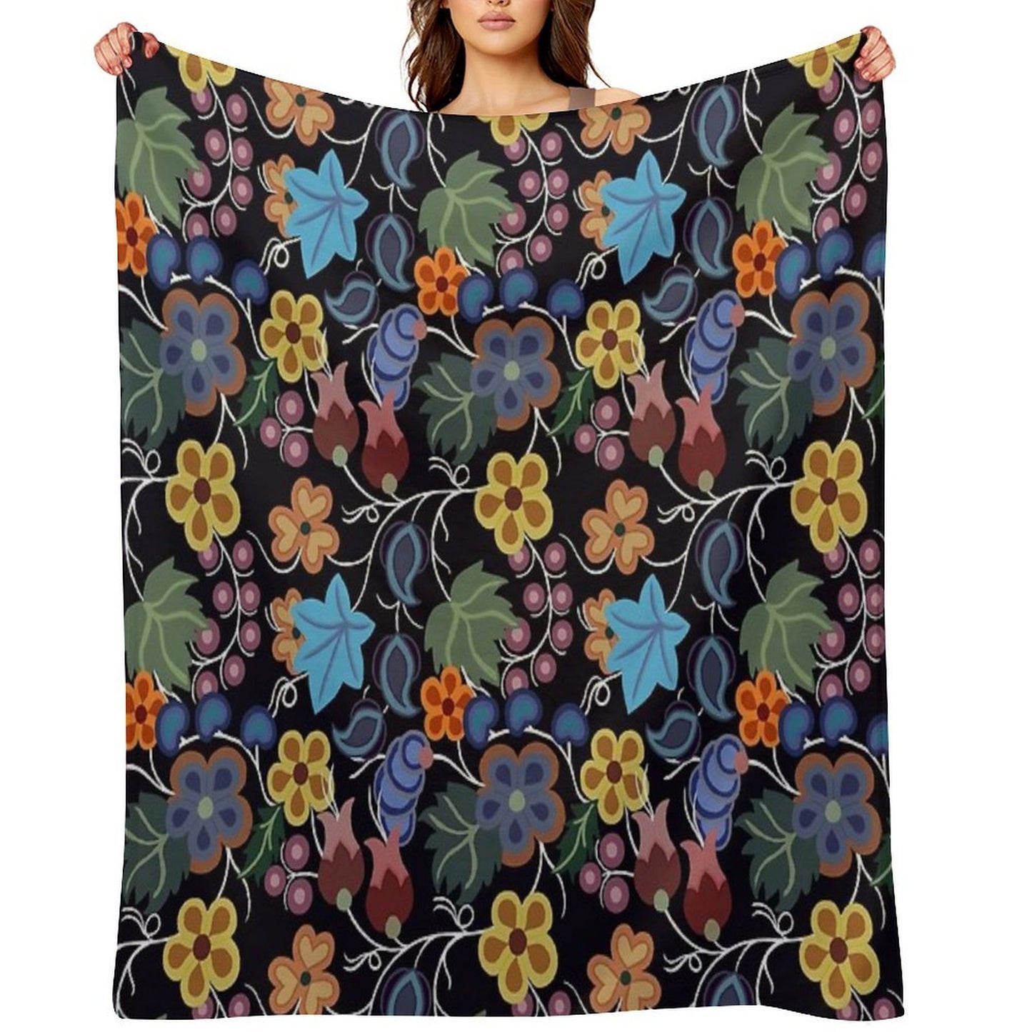 Zaagi’idiwin Versatility Throw Blanket