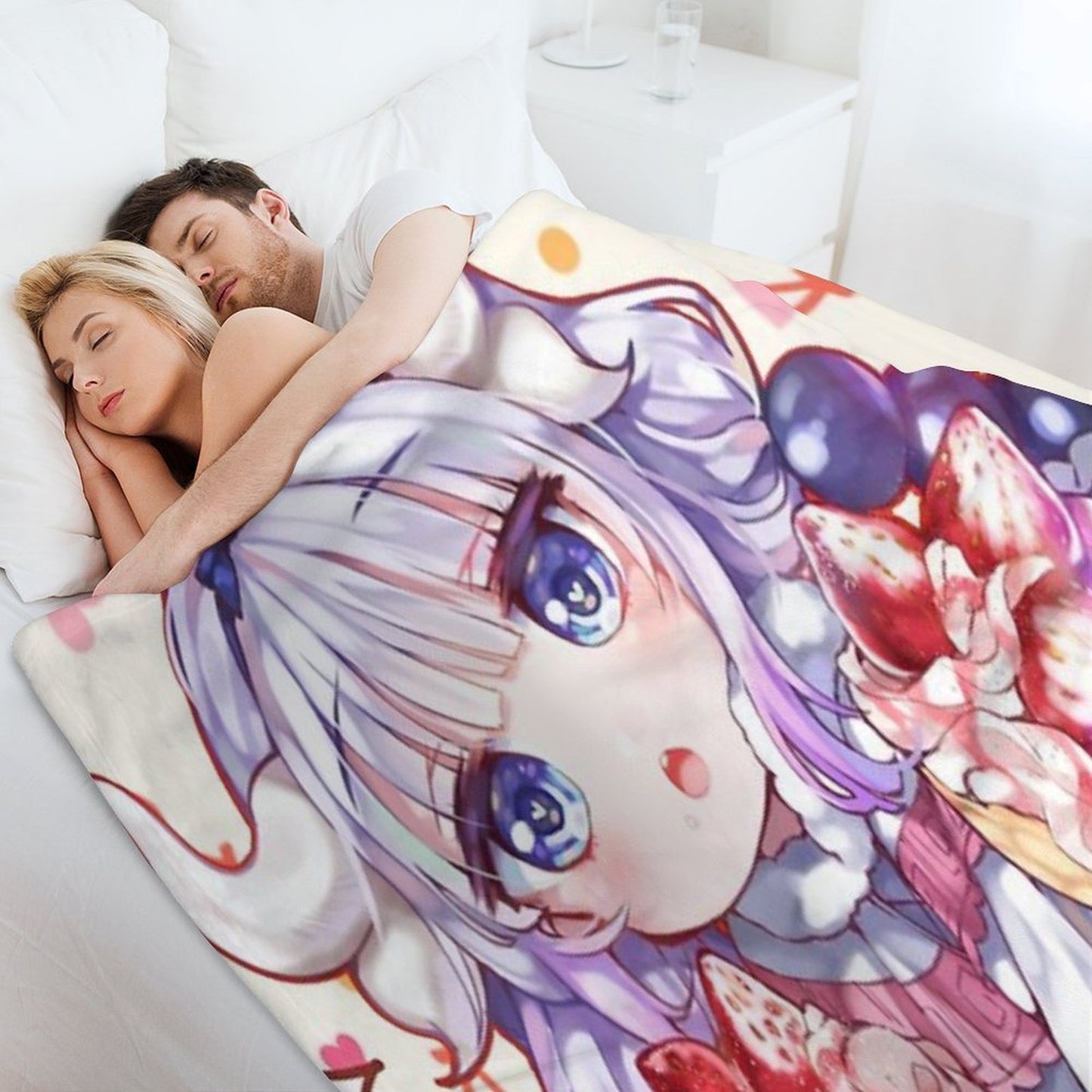Miss Koboyashi's Dragon Maid Kanna Anti-pilling Throw Blanket