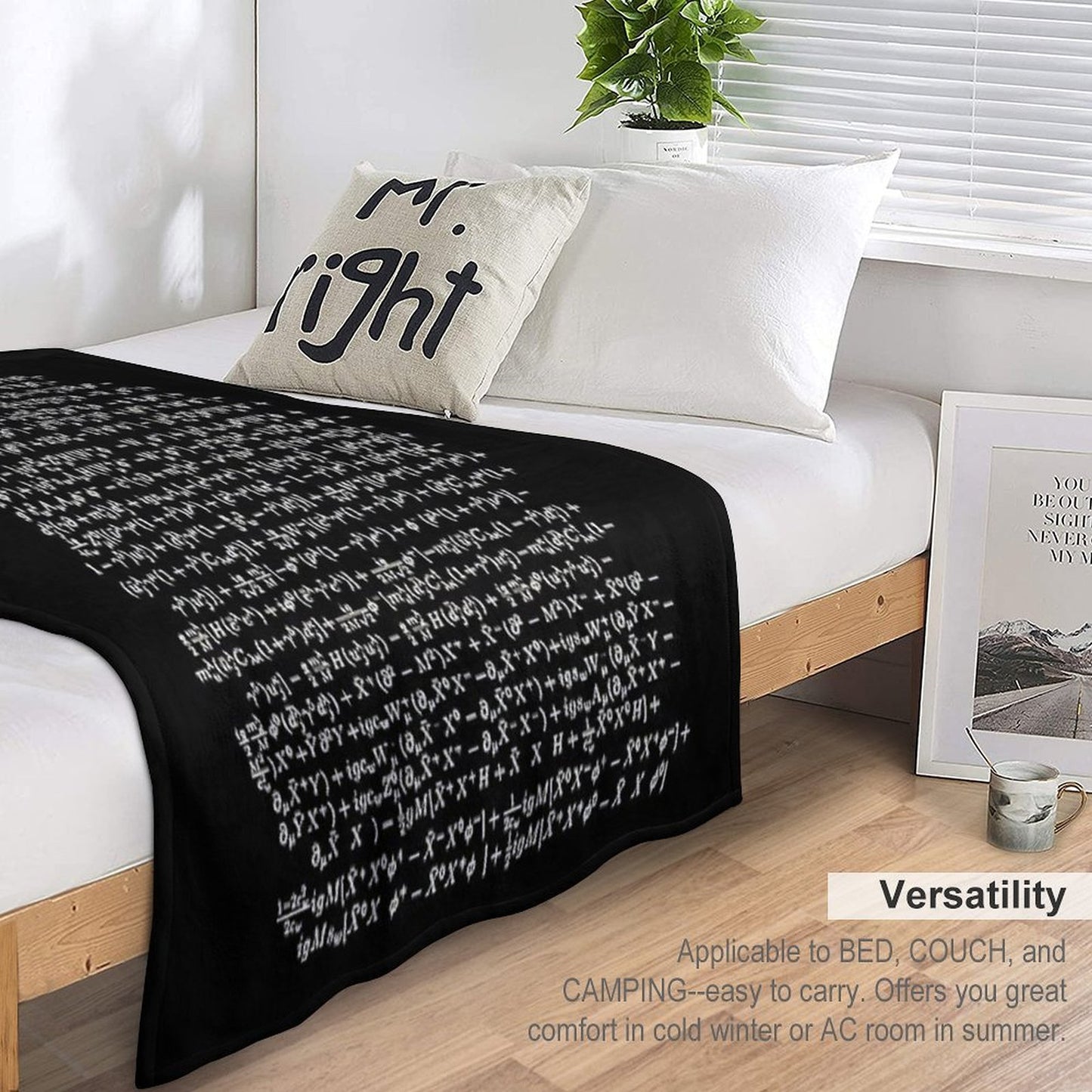 The Standard Model - A Love Poem Machine-washable Throw Blanket