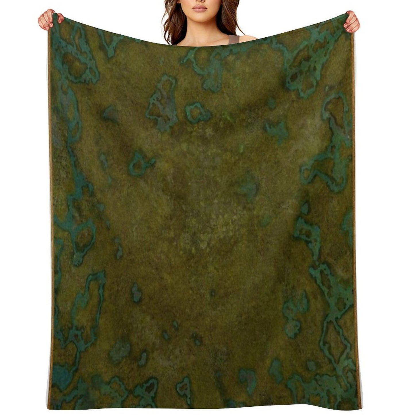 Highland Swamp 001 Battle Map for Tabletop Gaming Miniatures RPG Quick-dry Throw Blanket