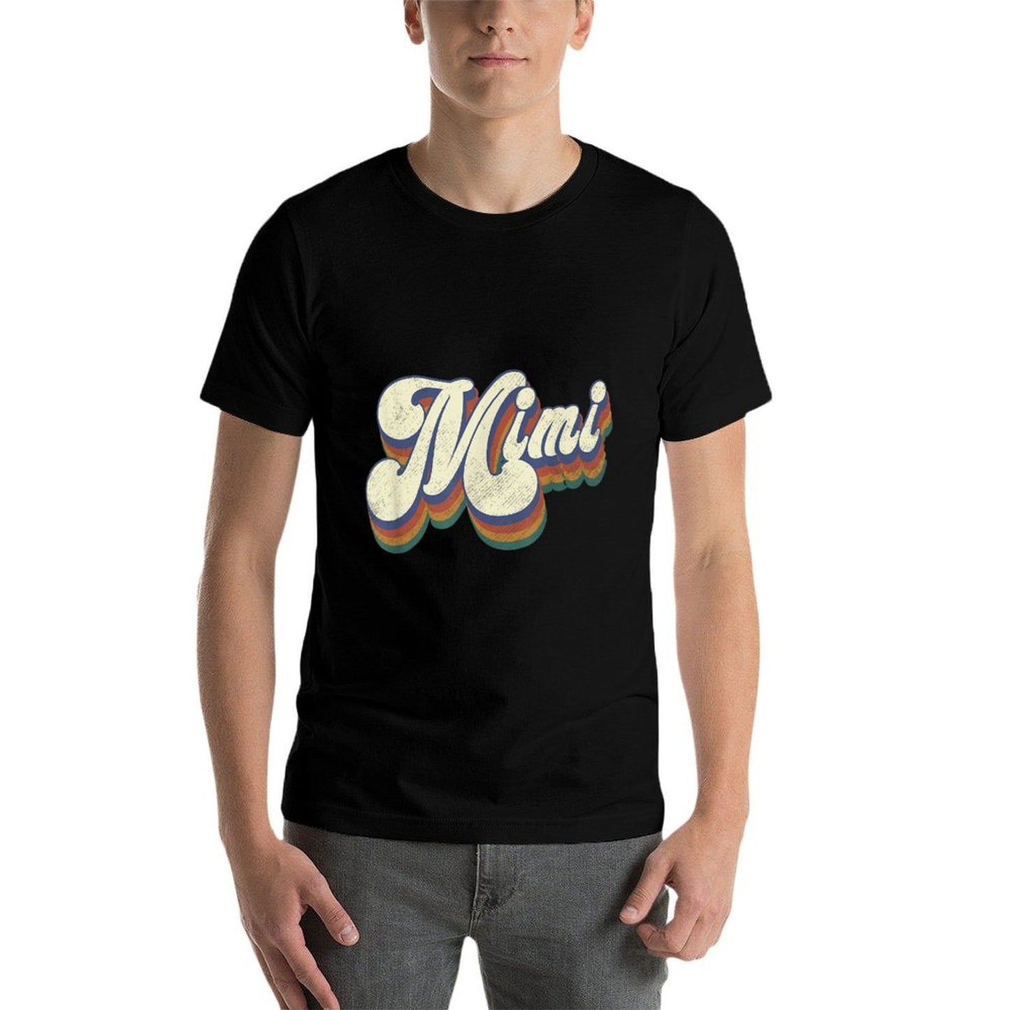 Mimi Gifts For Grandma Retro Vintage Mothers Day Mimi Eco-friendly Material T-Shirt