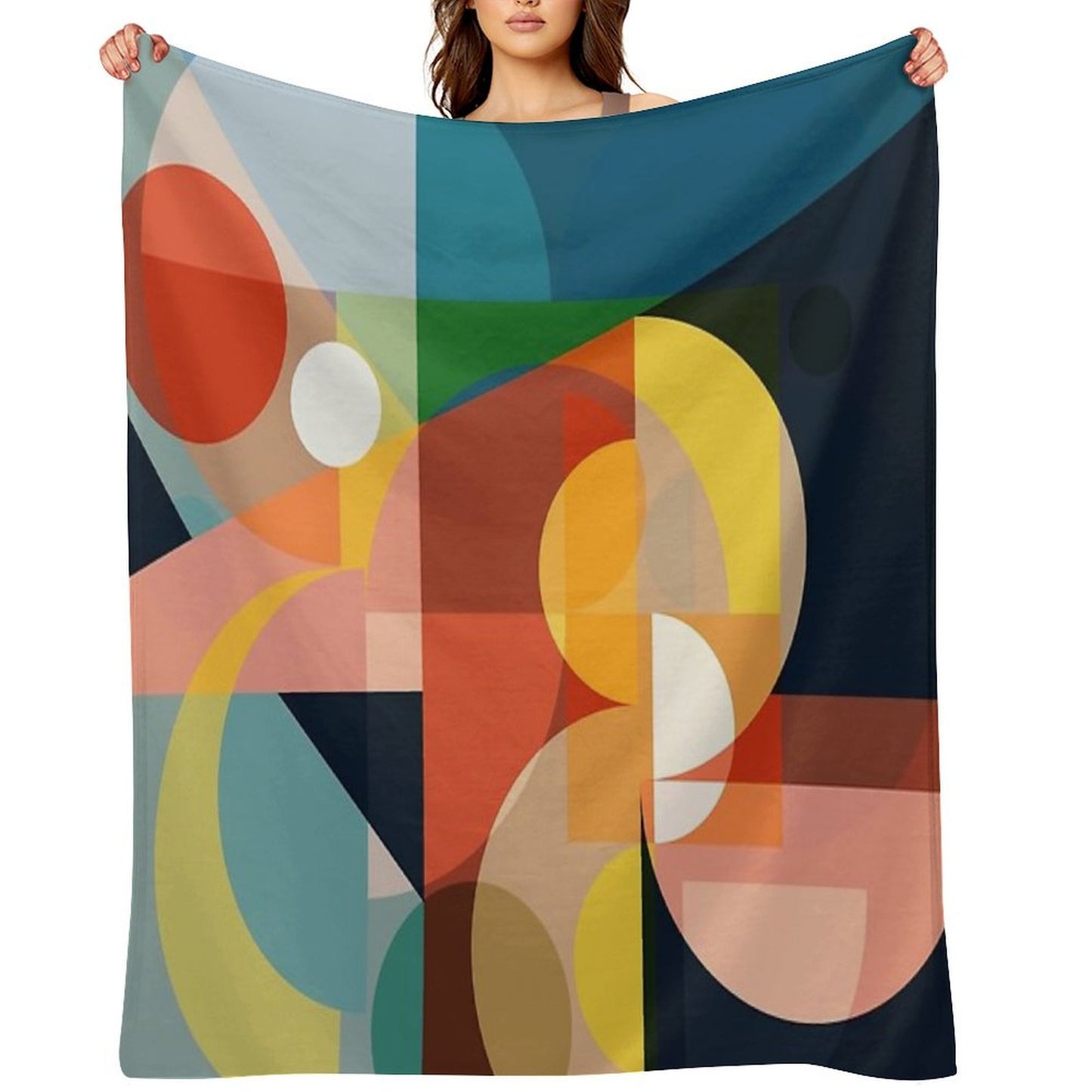 Mid Century Design 4 Compact Throw Blanket