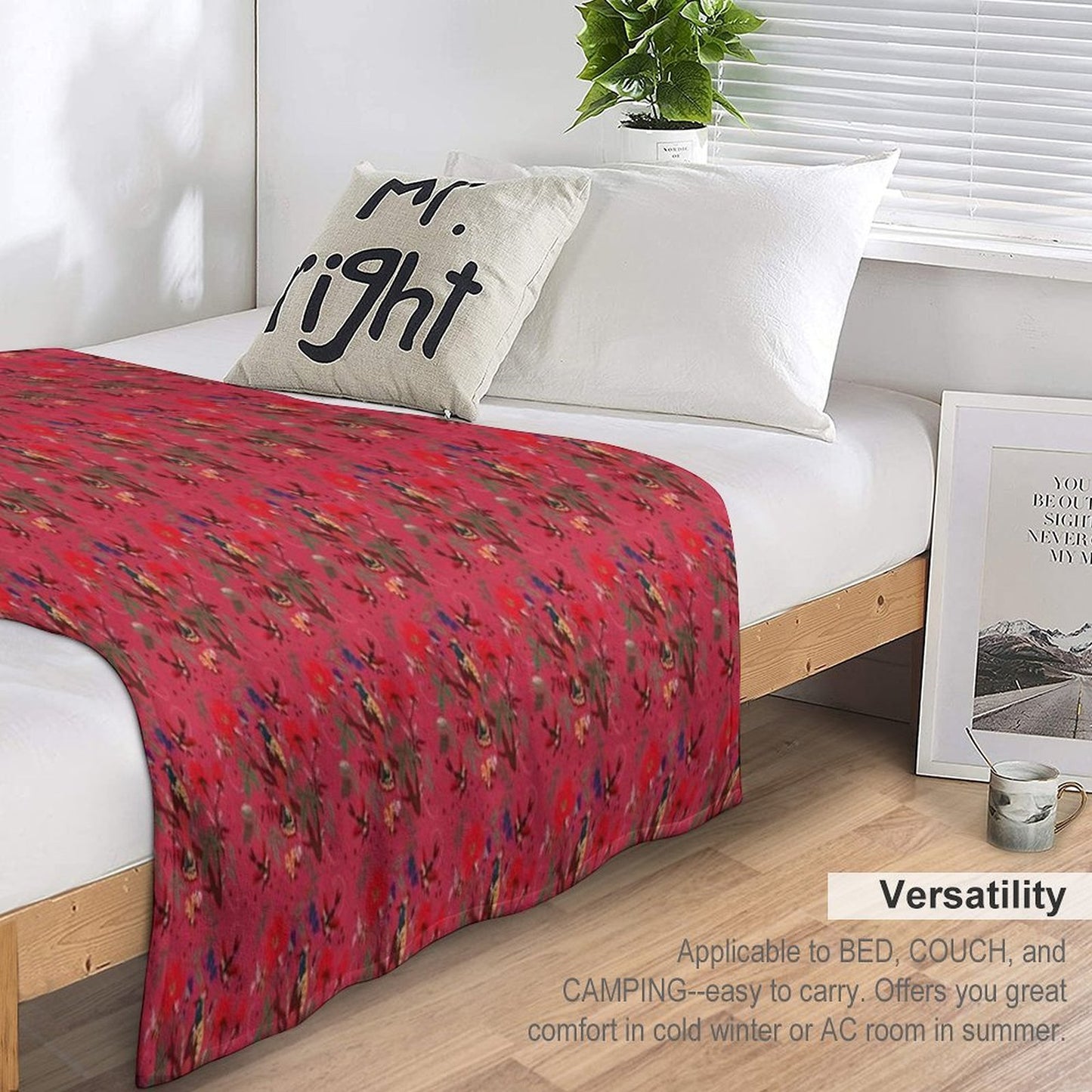 Shared Robe Travel-friendly Throw Blanket