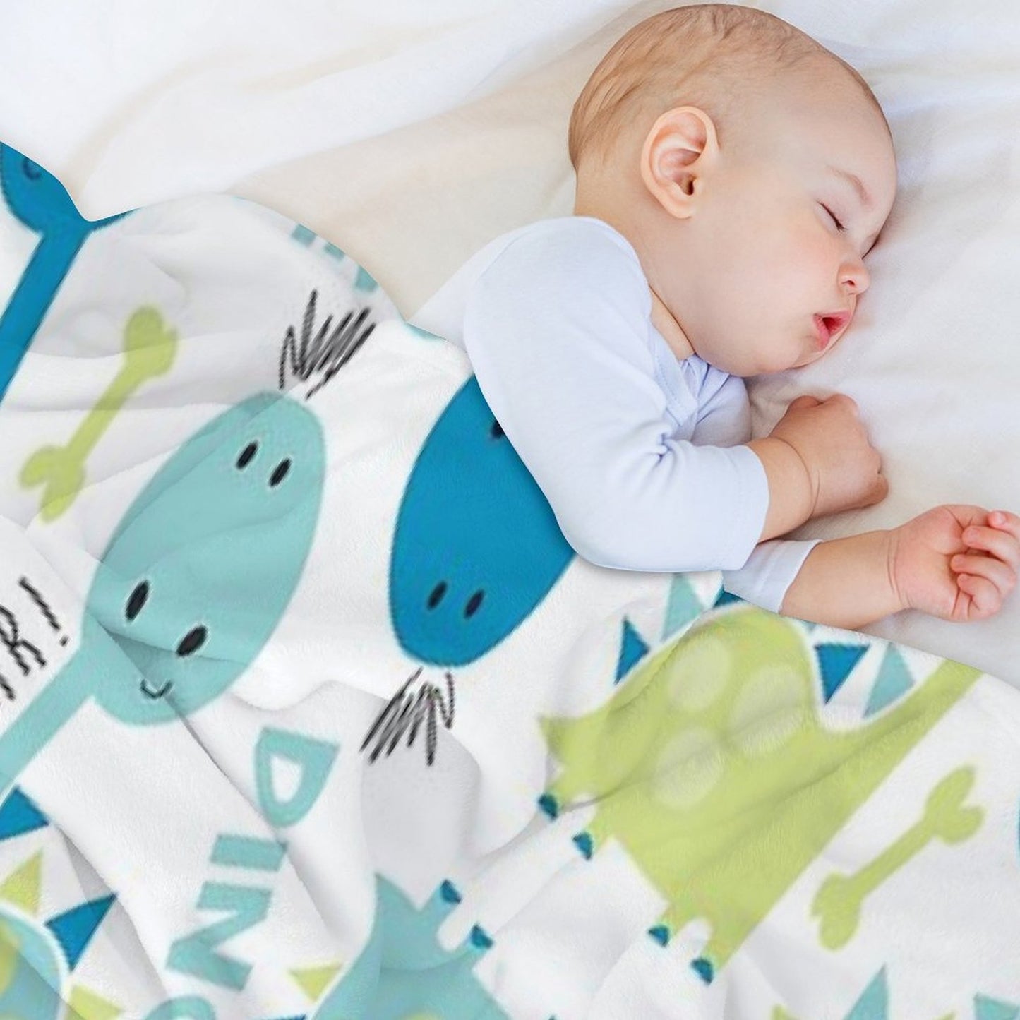 Little Roarrrrrr Dinosaurs Compact Throw Blanket