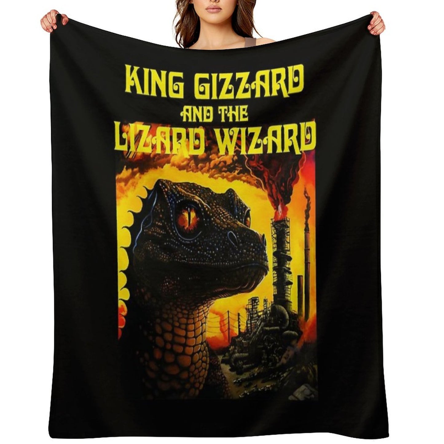 003 The Most Popular Of King Gizzard The Lizard Wizard All-season Throw Blanket