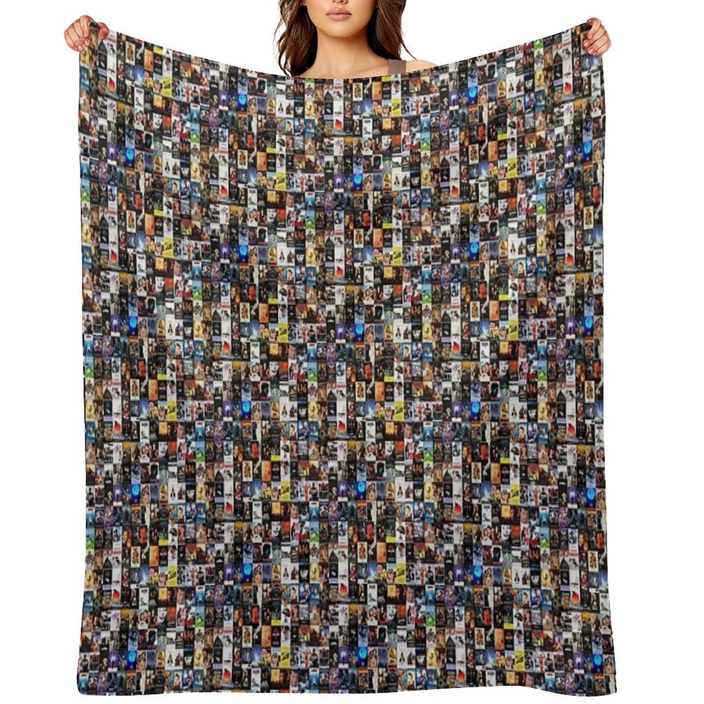 Mixed Movie Montage All-season Throw Blanket