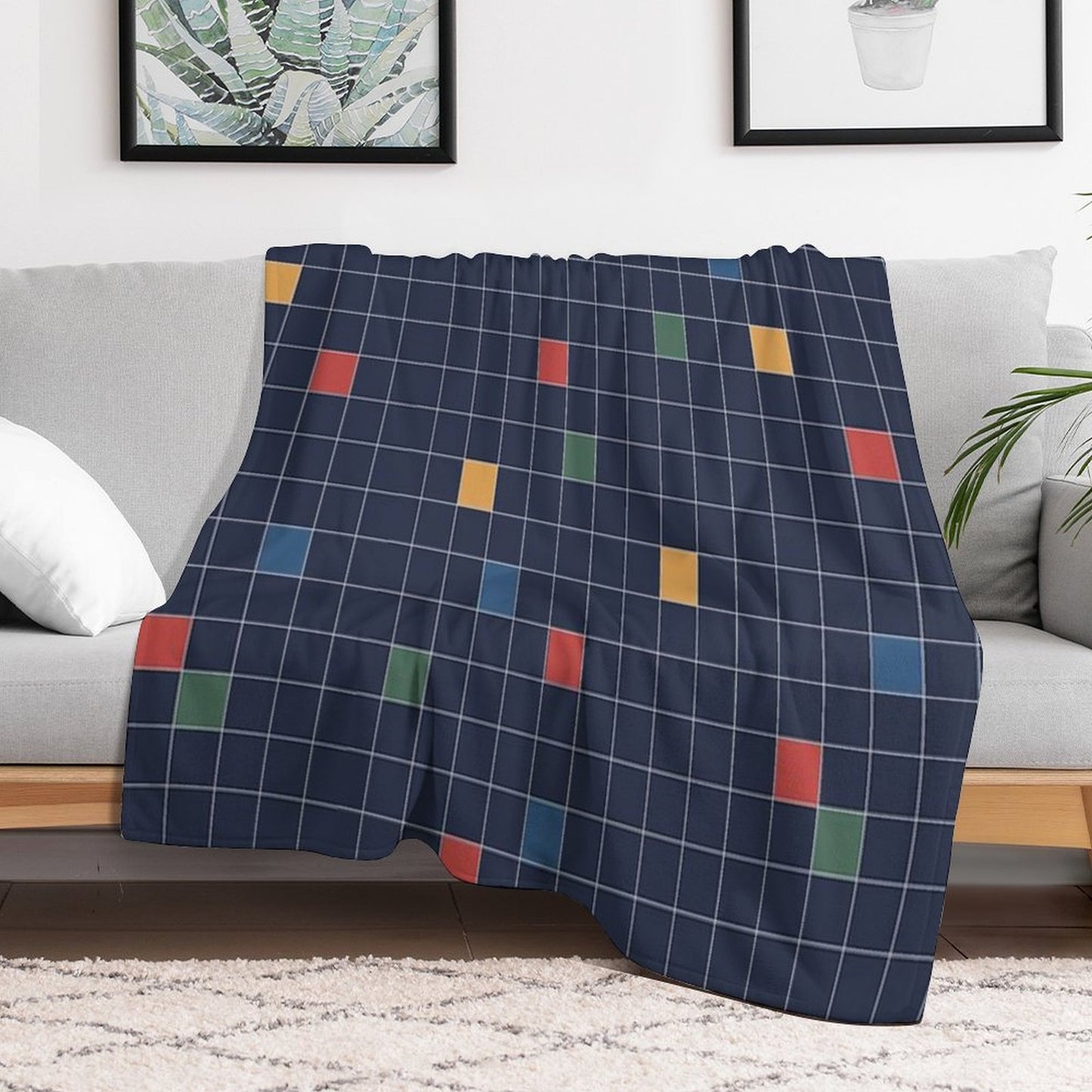 Classic 80s-Style Bedding Versatility Throw Blanket