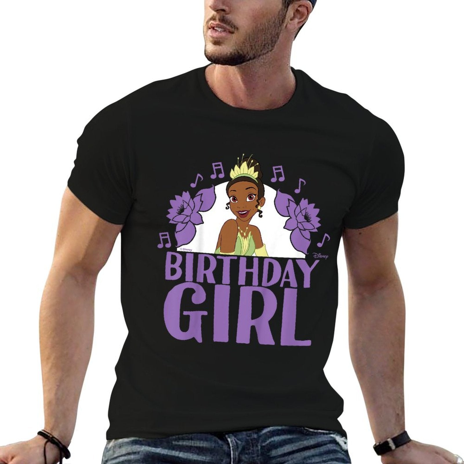 Disney Princess - Tiana Birthday Girl  Cotton T-Shirt
