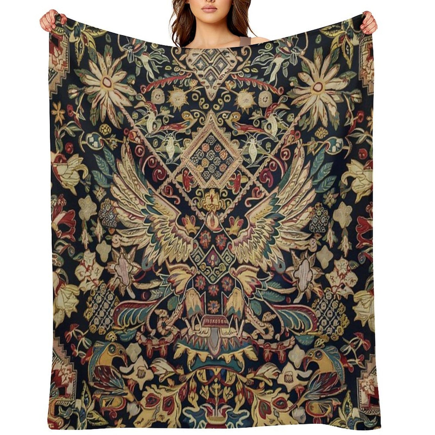 Weird Pattern Travel-friendly Throw Blanket