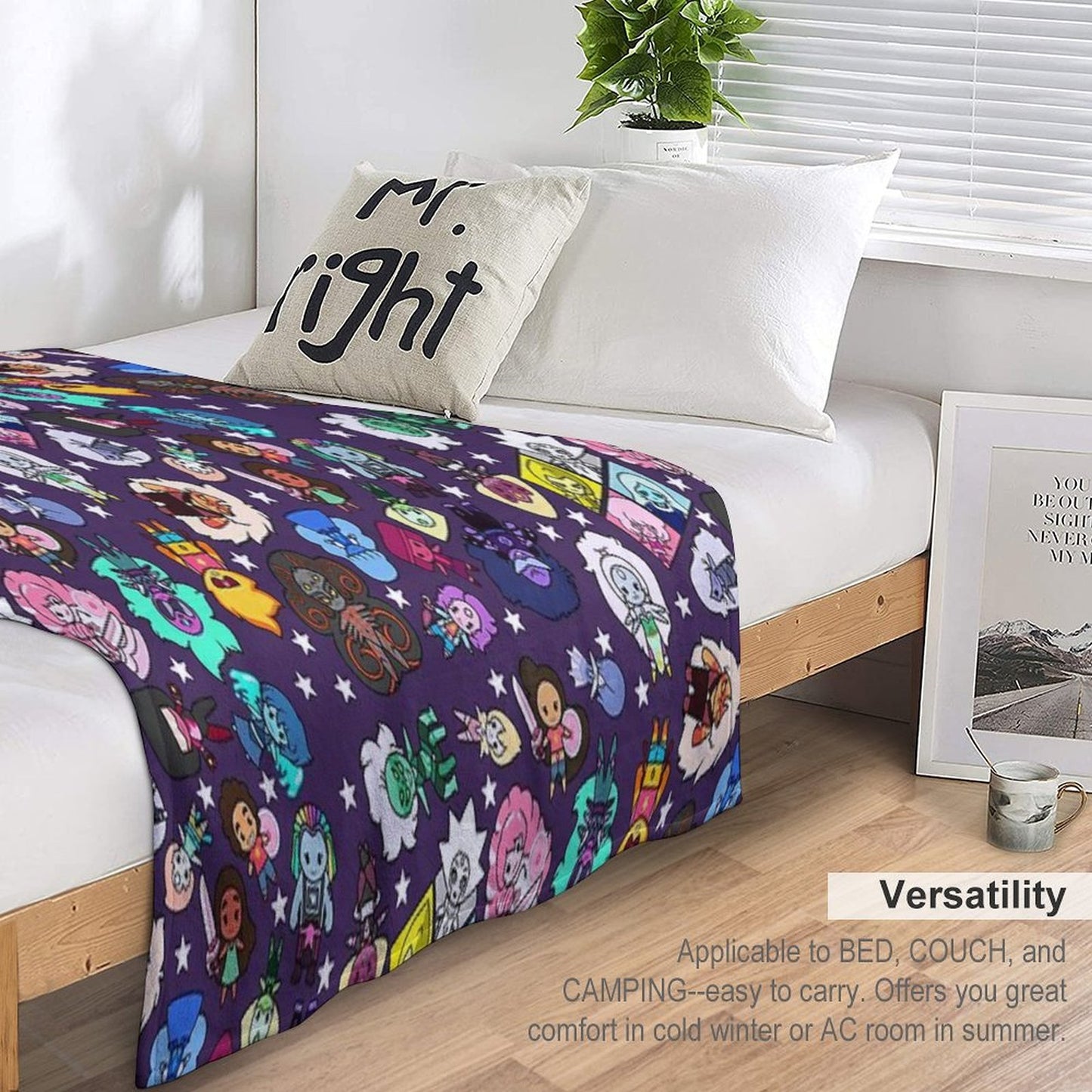 Crystal Gems Lightweight Throw Blanket