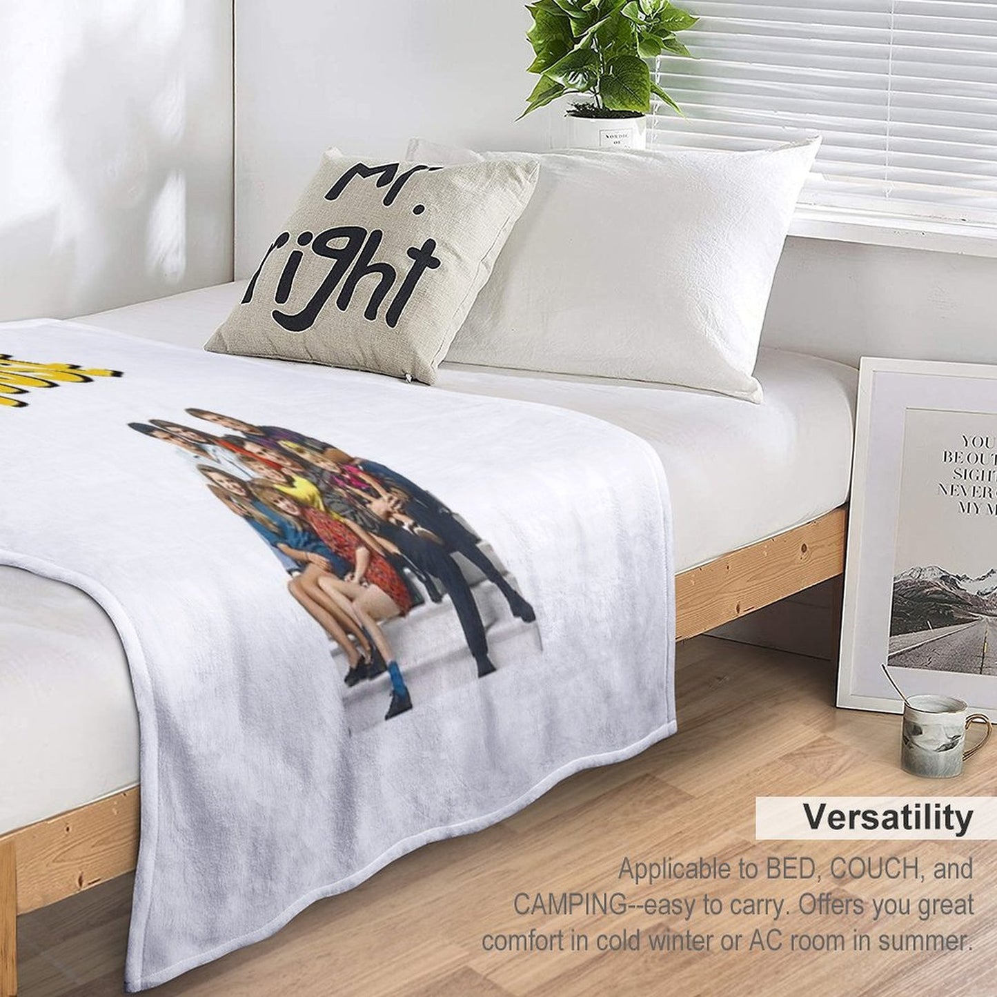 Full House (Sticker 2 Pack) Durable Throw Blanket